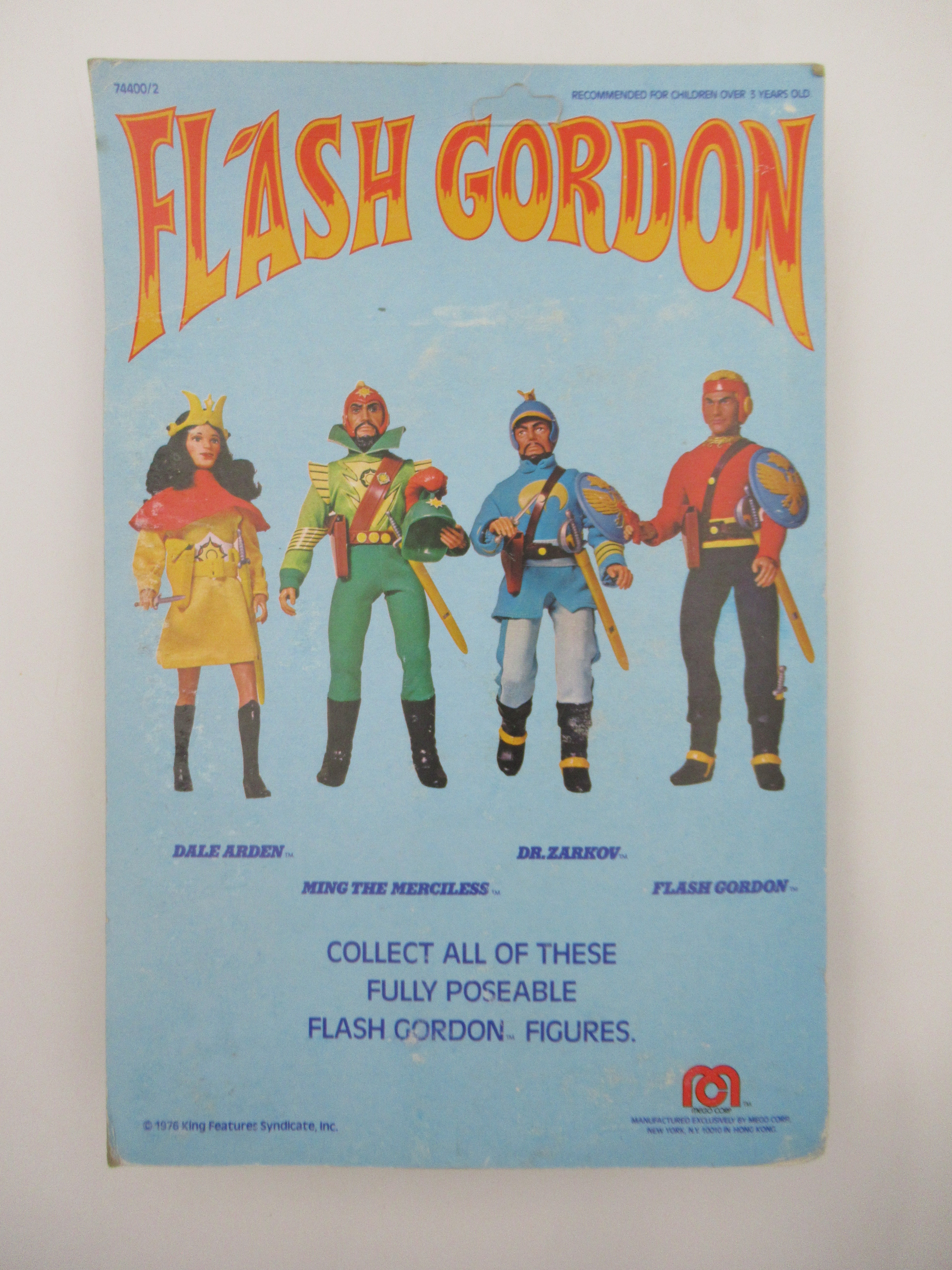 FLASH GORDON Action Figure Set - Mego Corp. (1976) Vintage Toy