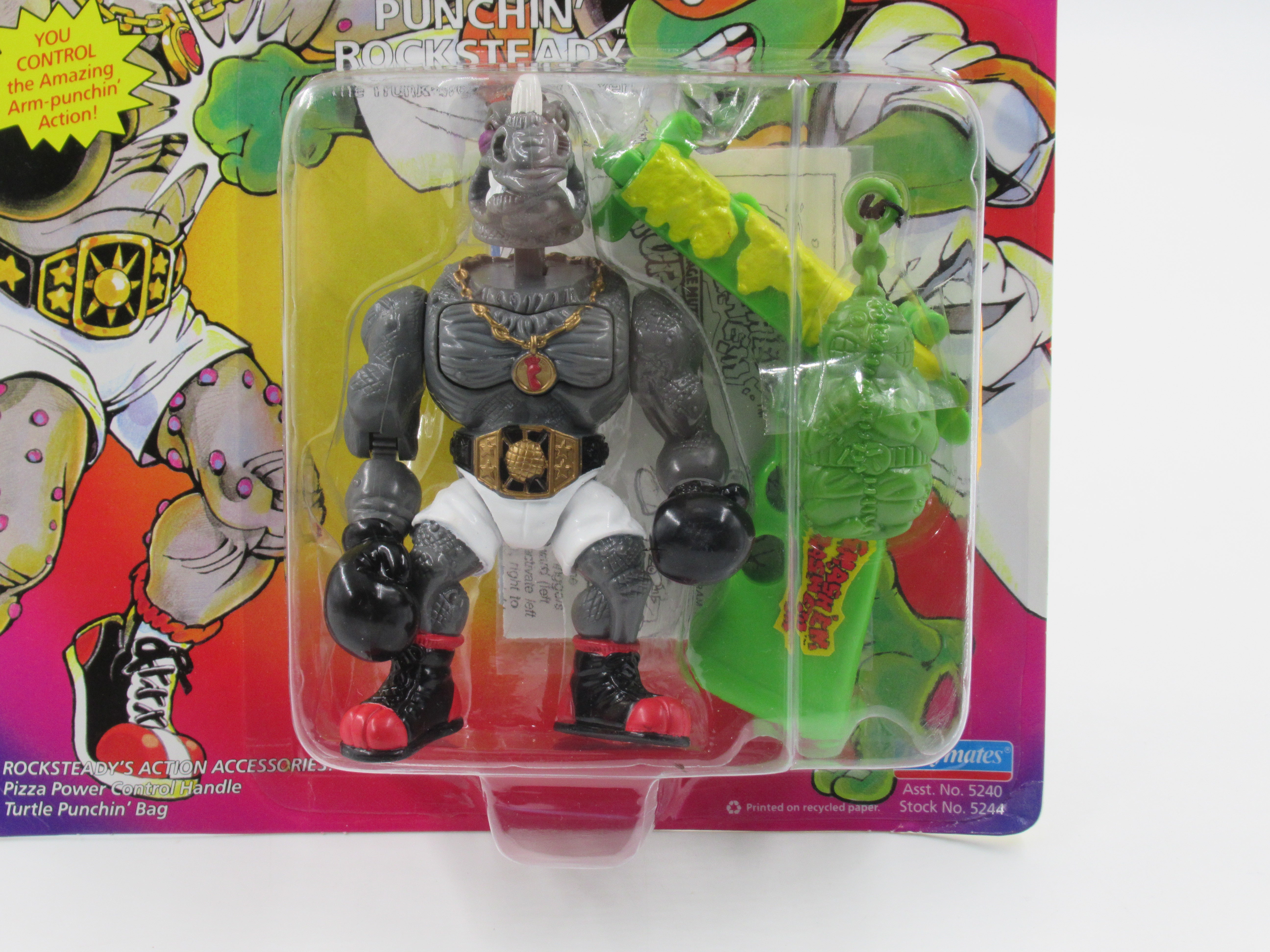 Teenage Mutant Ninja Turtles Power Punchin' Rocksteady Smash 'Em Bash 'Em 5.5