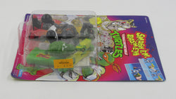 Teenage Mutant Ninja Turtles Power Punchin' Rocksteady Smash 'Em Bash 'Em 5.5" Figure TMNTs - Playmates (1992)