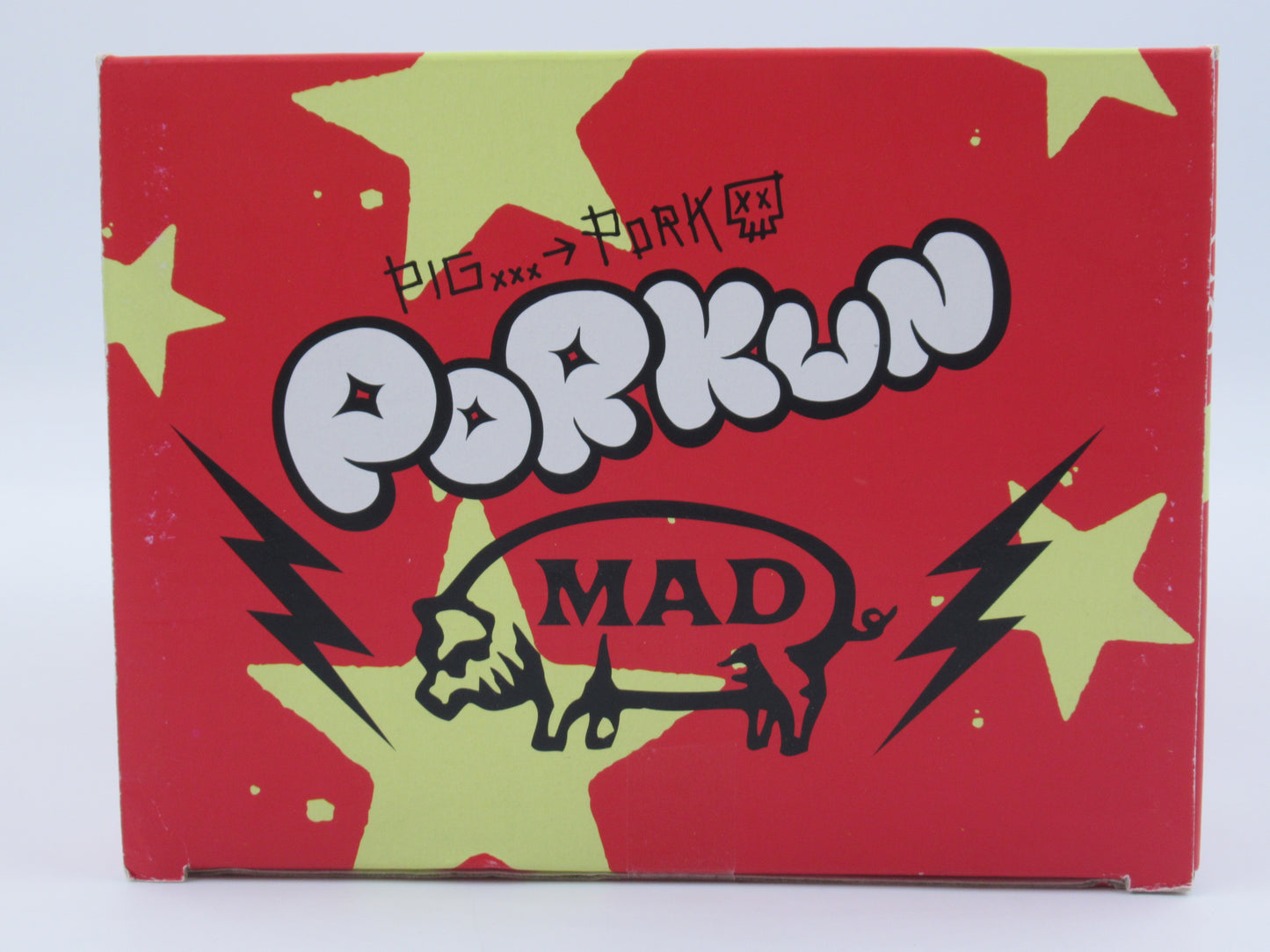 QEE COLLECTION Porkun 8" Vinyl Bear - Mad Barbarians x Toy2R (2004) Sealed NYC Designer Urban Art Toy