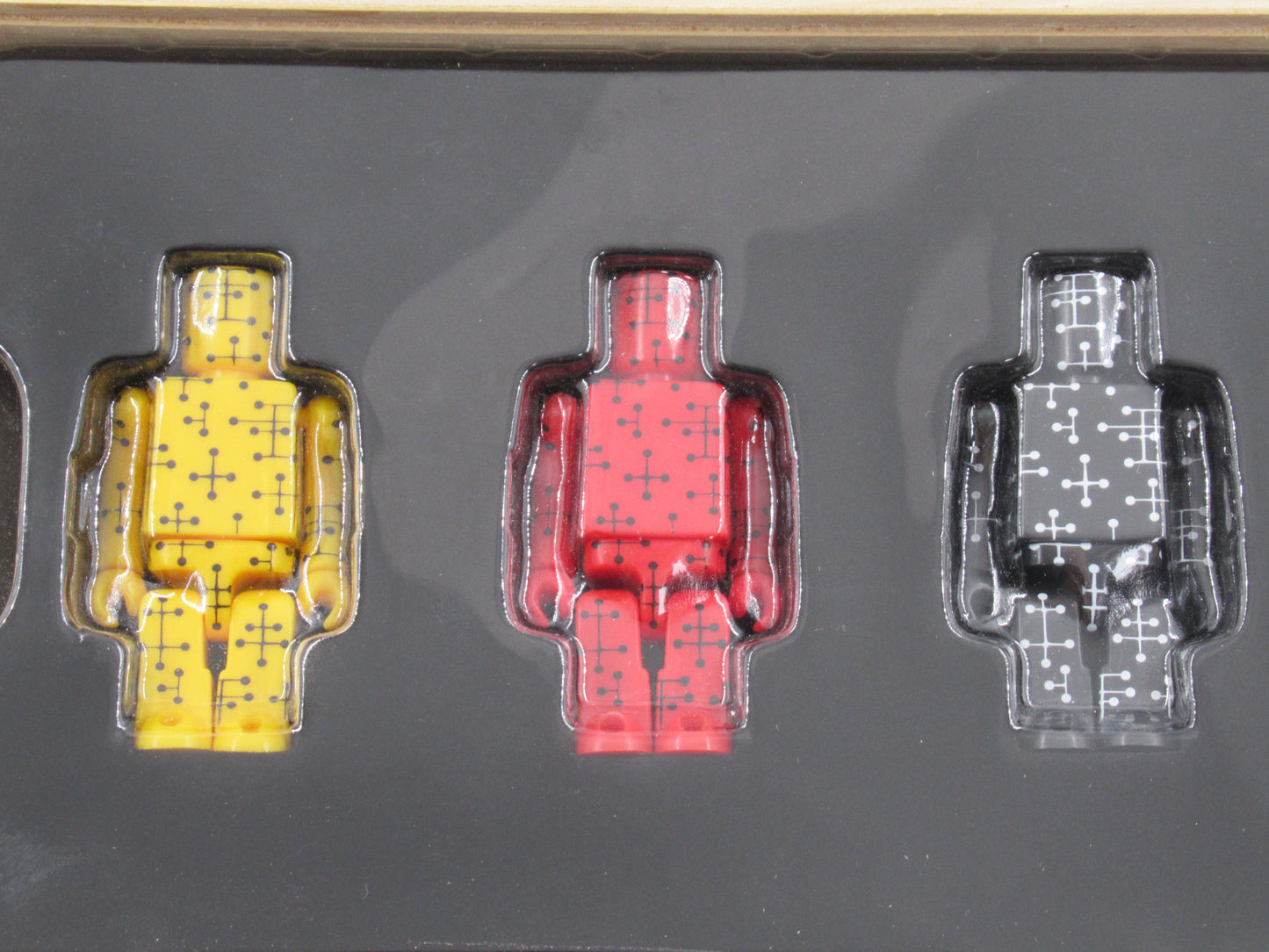 KUBRICK x Eames Office 100% Figure Set of (3) - Medicom Toy (2005) Limited Edition Art Toys