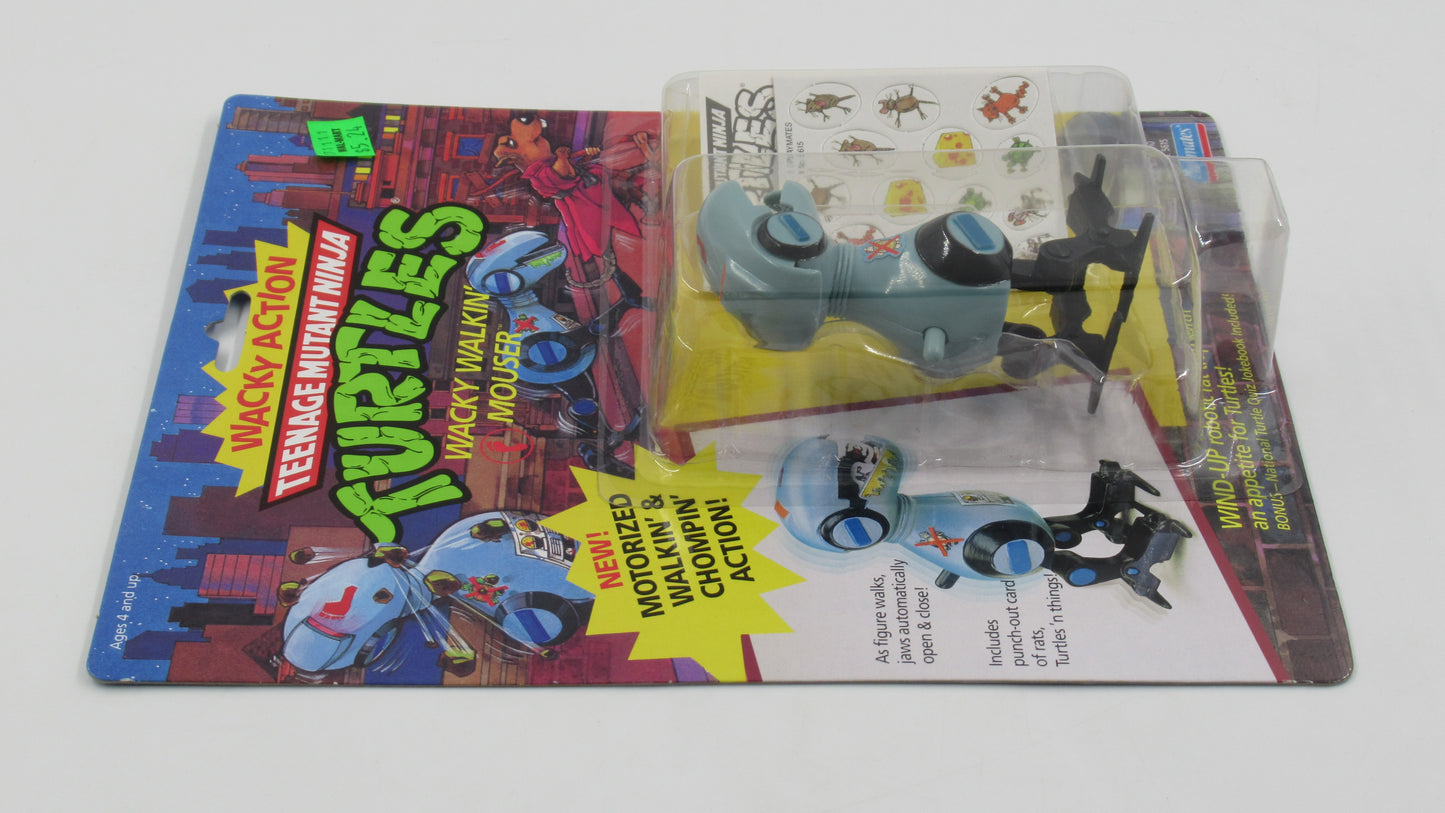 TMNT Wacky Walkin' Mouser Wacky Action 4.5" Figure Teenage Mutant Ninja Turtles - Playmates (1989)