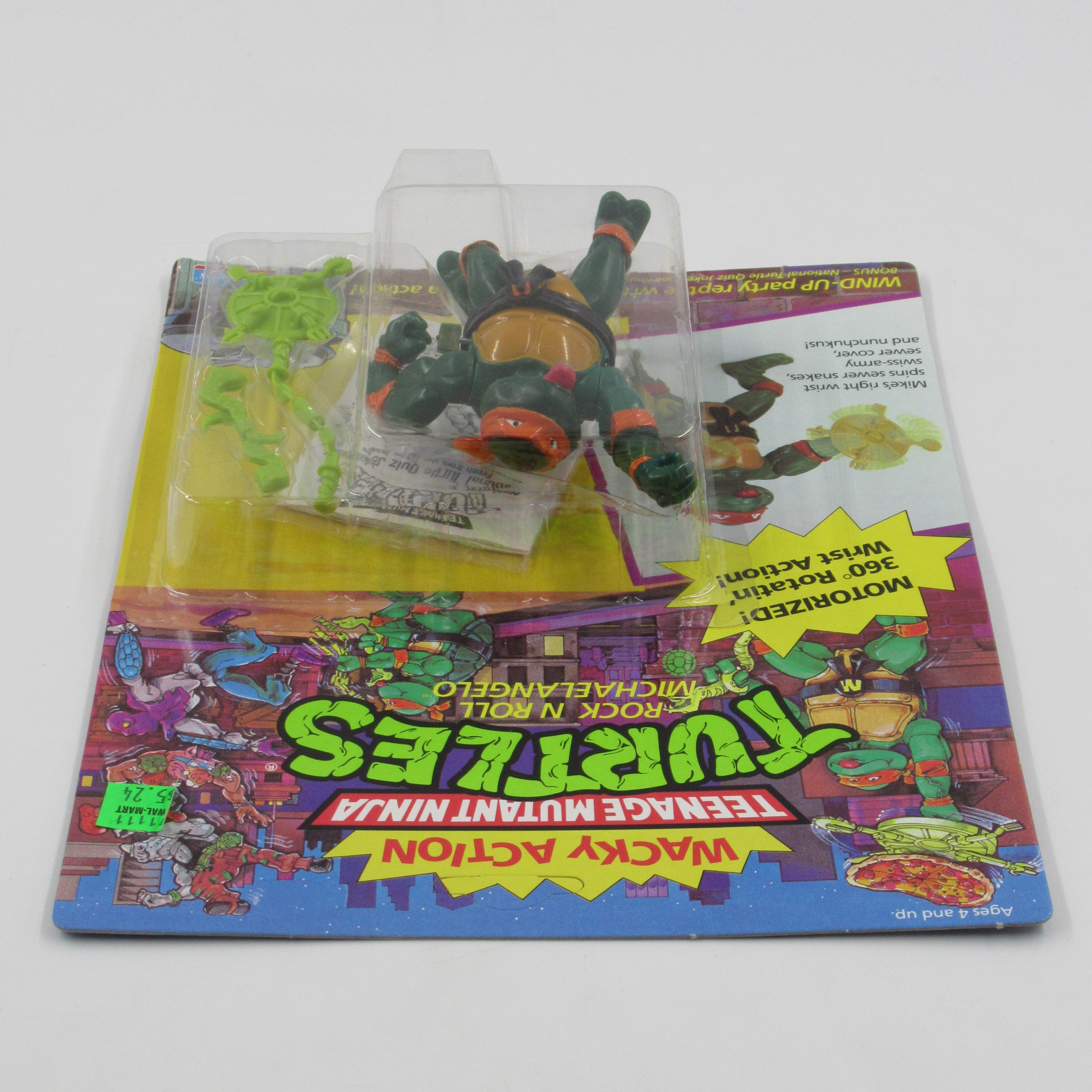 Teenage Mutant Ninja Turtles Rock N Roll Michaelangelo Wacky Action 4.5