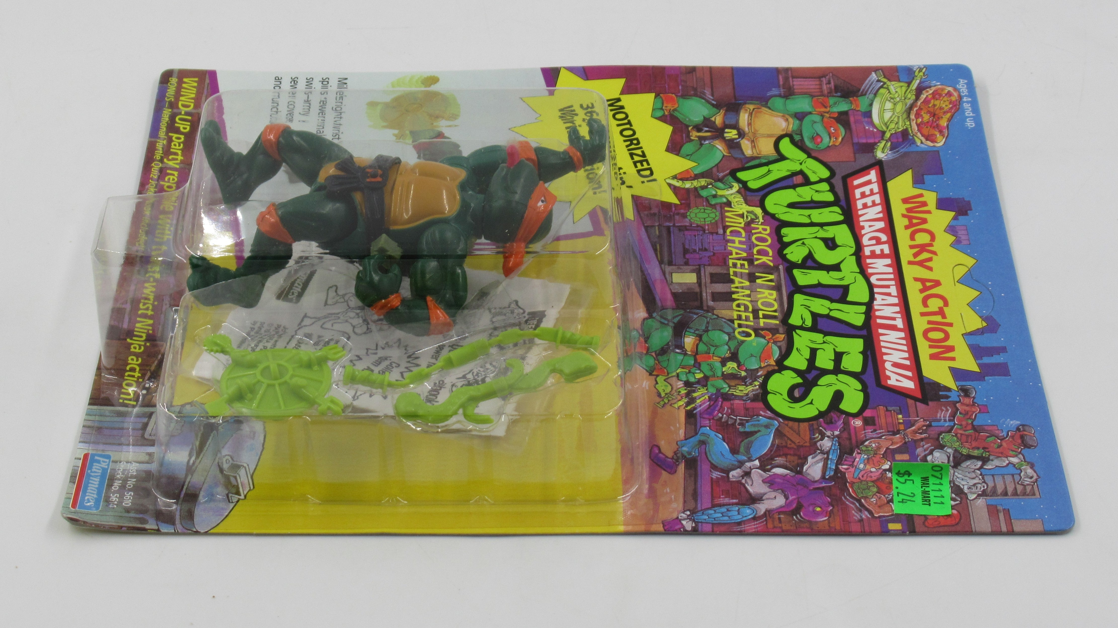 Teenage Mutant Ninja Turtles Rock N Roll Michaelangelo Wacky Action 4.5