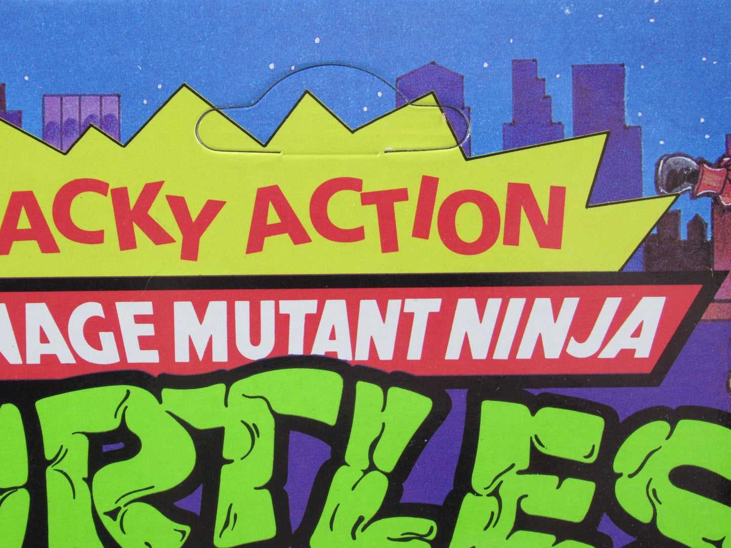 TMNT Rock N Roll Michaelangelo Wacky Action 4.5" Figure Teenage Mutant Ninja Turtles - Playmates (1989)