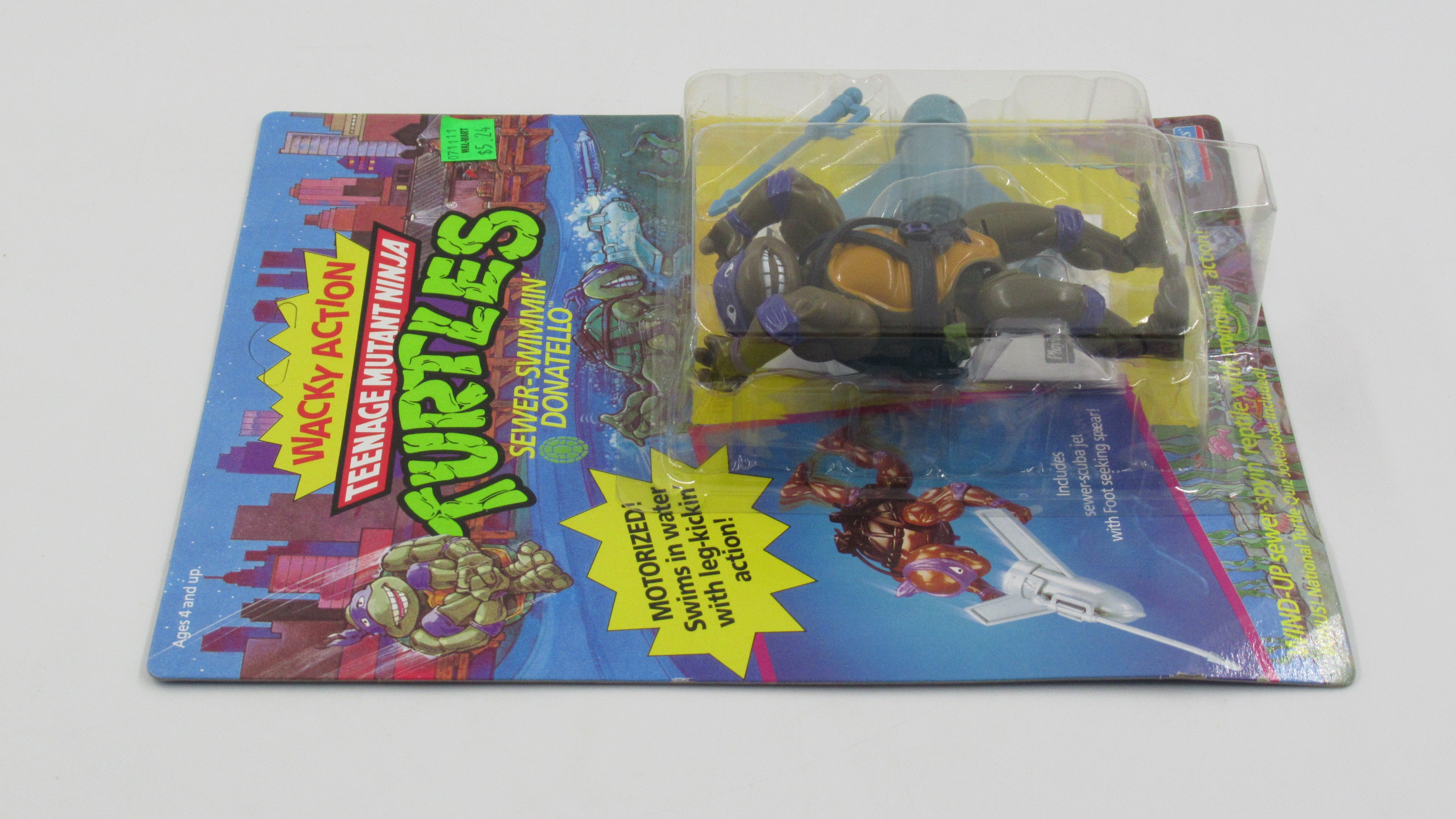 Teenage Mutant Ninja Turtles Sewer Swimmin' Donatello Wacky Action 4.5