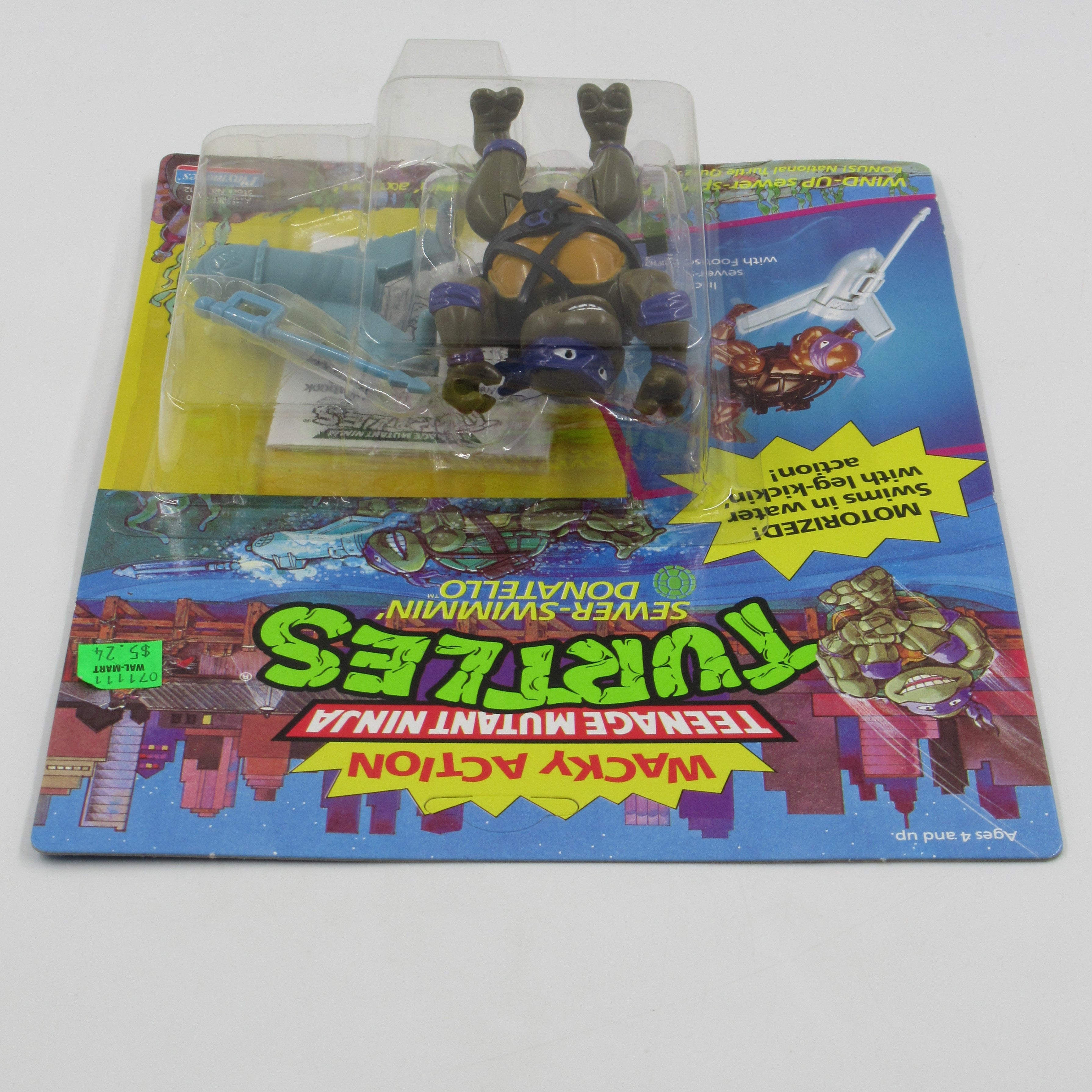 Teenage Mutant Ninja Turtles Sewer Swimmin' Donatello Wacky Action 4.5