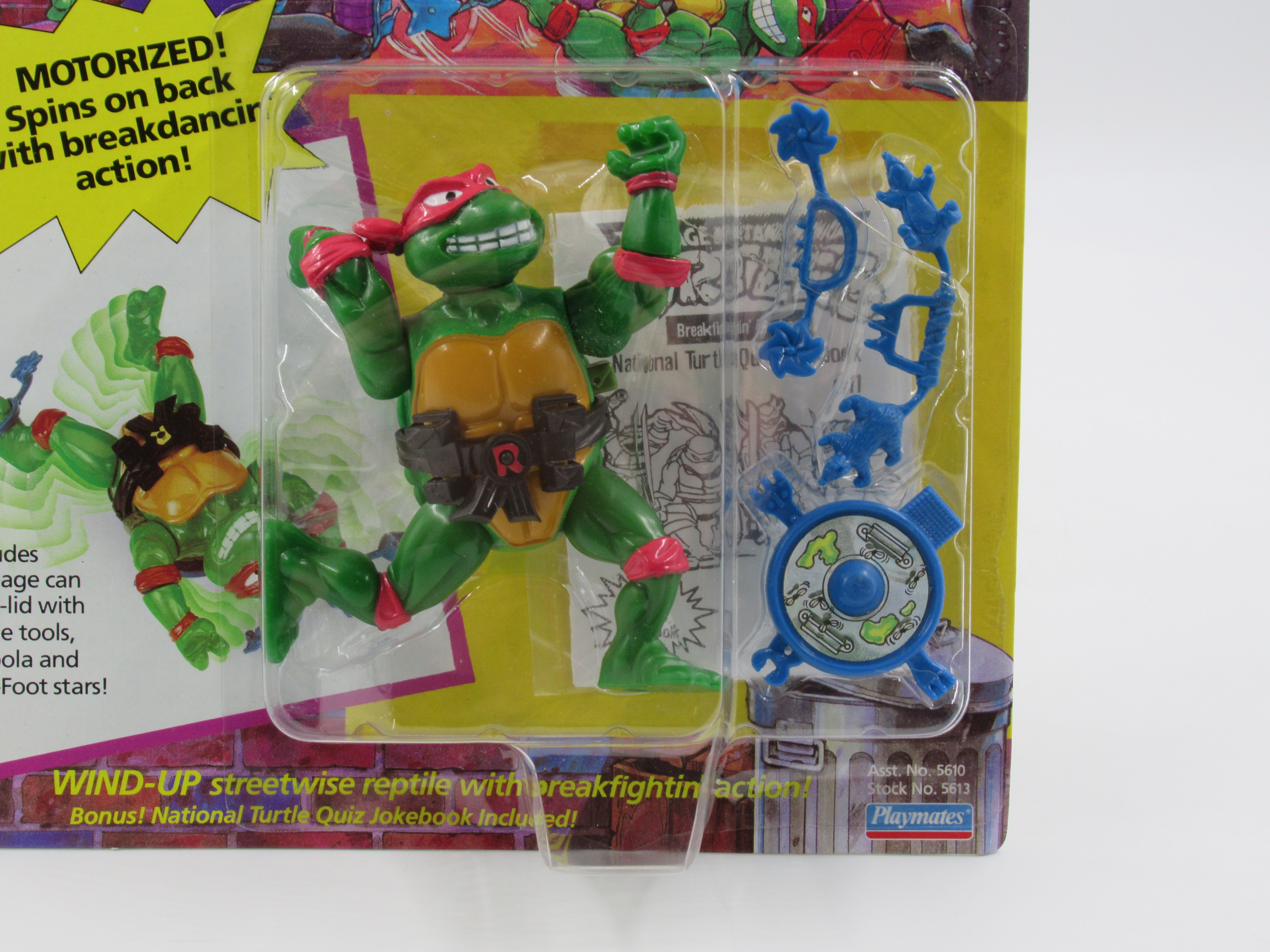 Teenage Mutant Ninja Turtles Breakfightin' Raphael Wacky Action 4.5