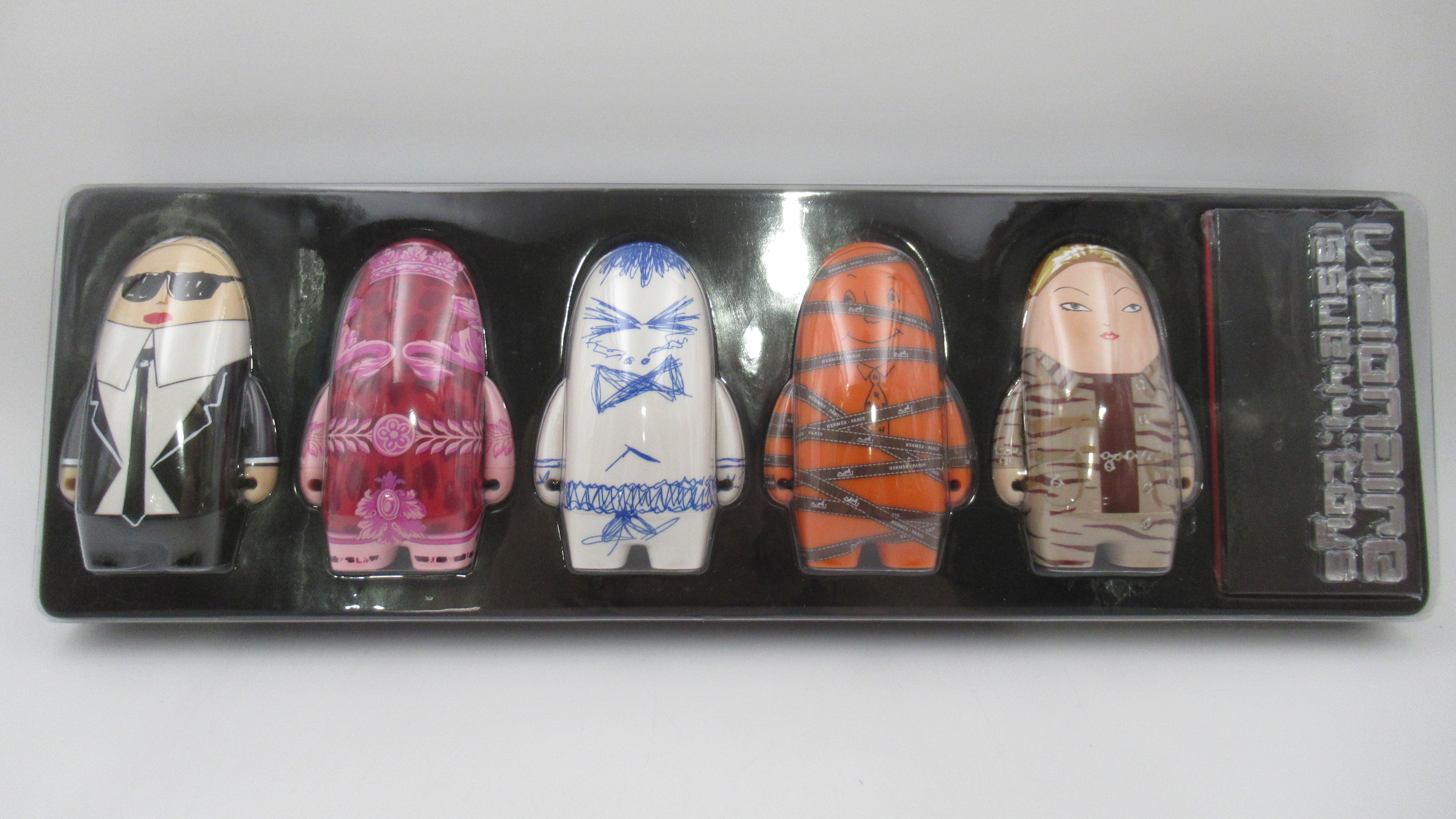 VISIONAIRE Issue 44 Black Version - Kidrobot (2004) #3448 Designer Art Figure Set