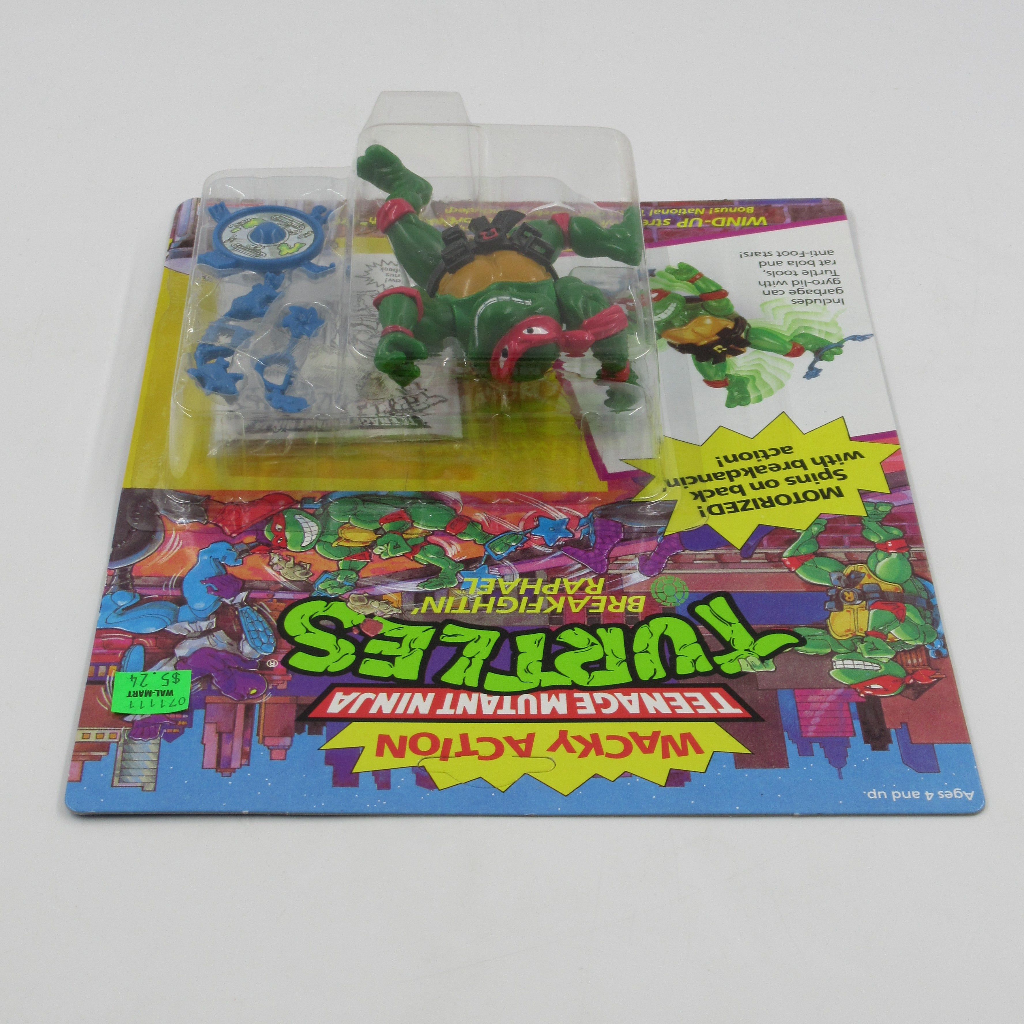 Teenage Mutant Ninja Turtles Breakfightin' Raphael Wacky Action 4.5