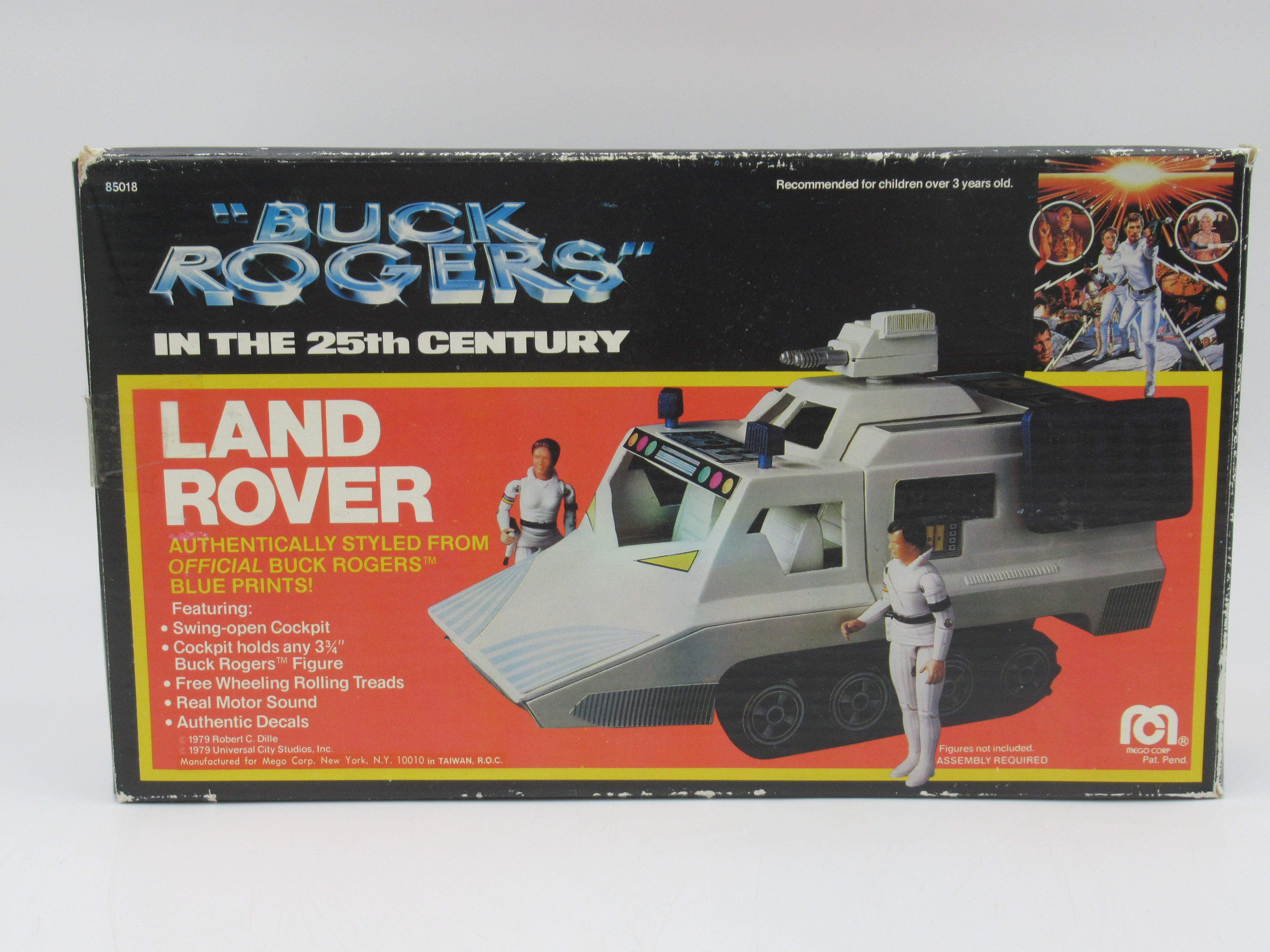BUCK ROGERS Land Rover Vehicle with Box - Mego Corp. (1979) Vintage Toy
