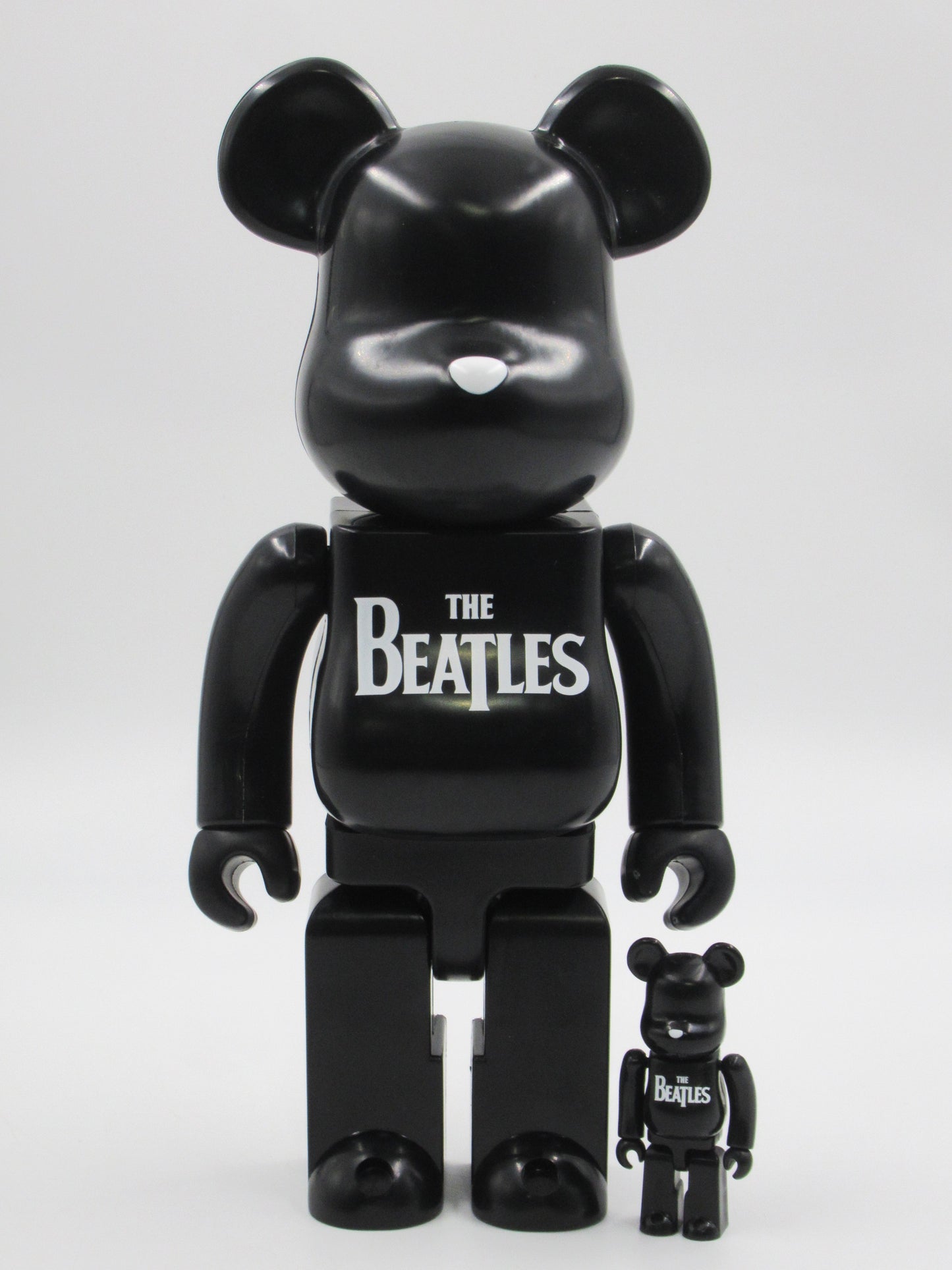 BEARBRICK The Beatles "Green Apple" 400% & 100% Figure - Medicom Toy (2006) Loose Art Toy