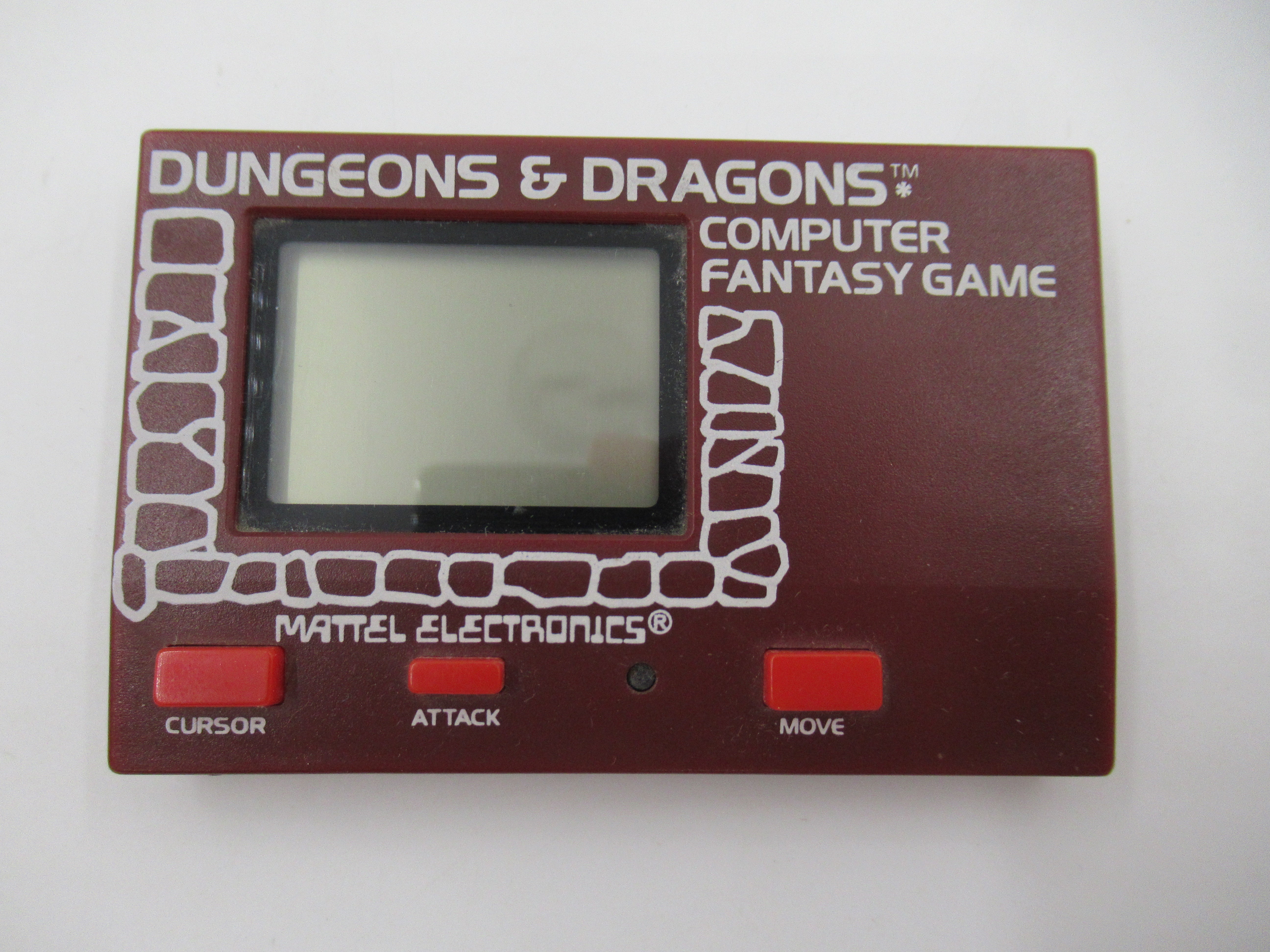 DUNGEONS & DRAGONS Computer Fantasy Game Handheld Game - Mattel Electronics (1982) Vintage The Action Arcade Series