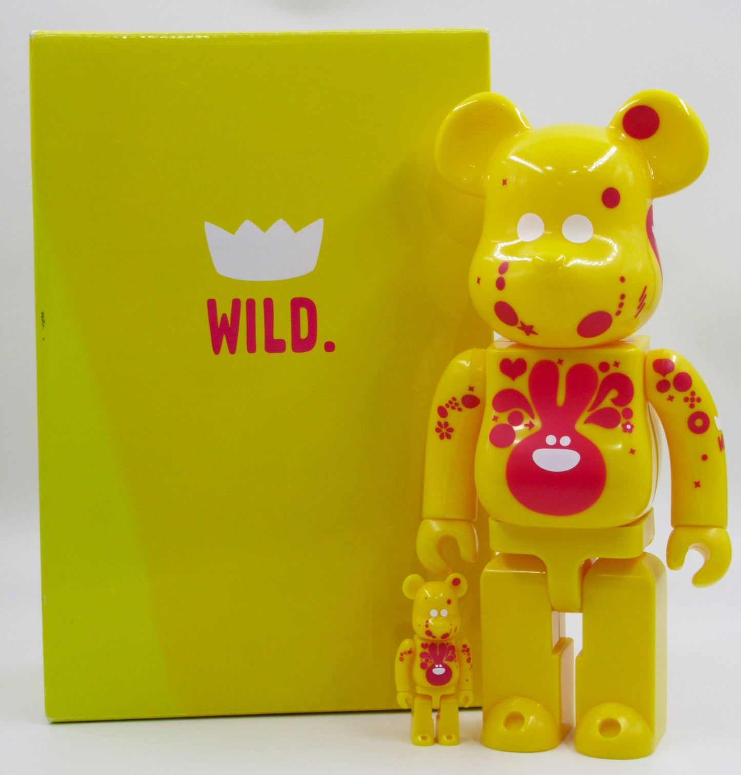 BEARBRICK Genevieve Gauckler "Wild" 400% & 100% Figure Set - Medicom Toy (2007) Be@rbrick Art Toy