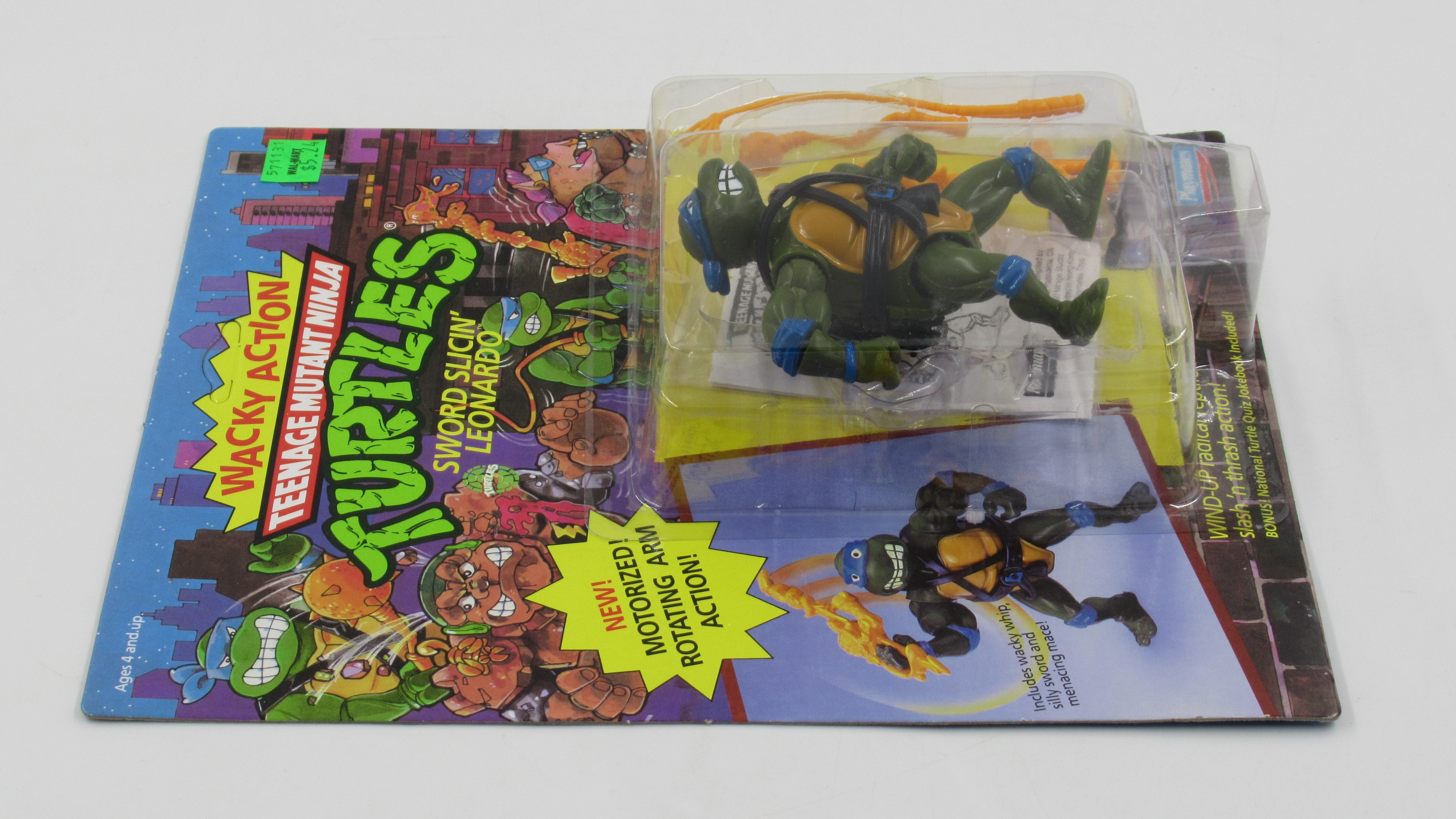 Teenage Mutant Ninja Turtles Sword Slicin' Leonardo Wacky Action 4.5