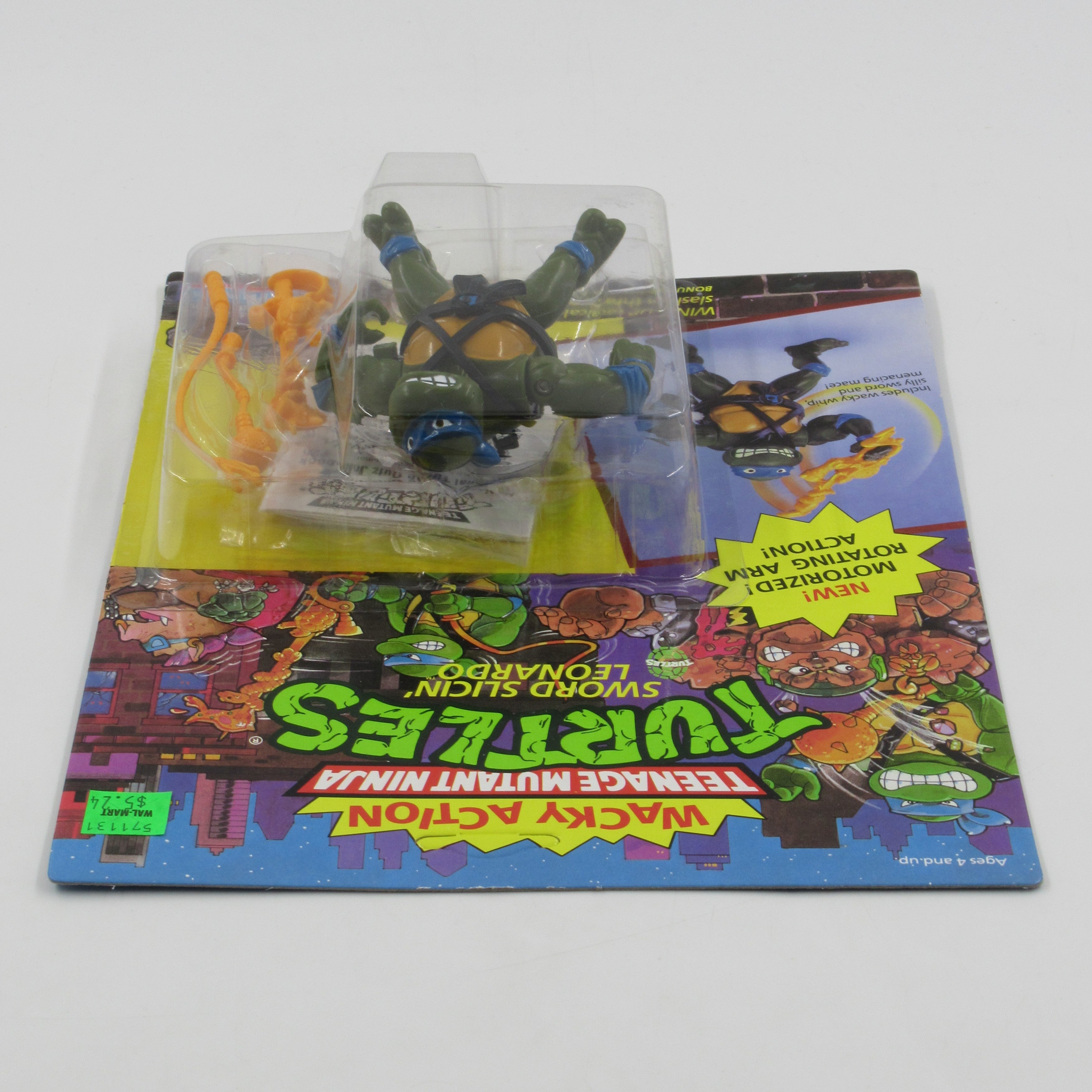 Teenage Mutant Ninja Turtles Sword Slicin' Leonardo Wacky Action 4.5