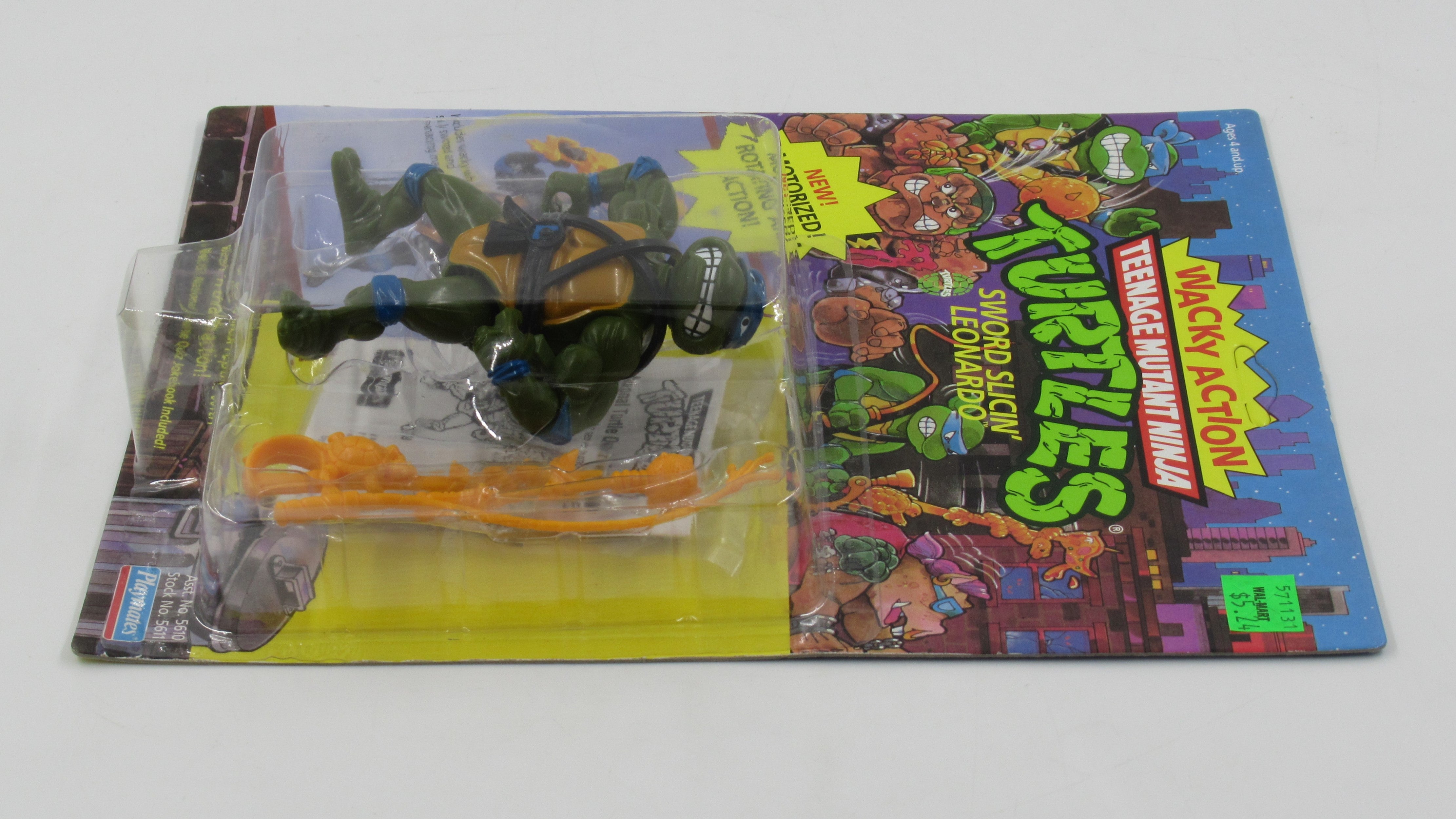 Teenage Mutant Ninja Turtles Sword Slicin' Leonardo Wacky Action 4.5