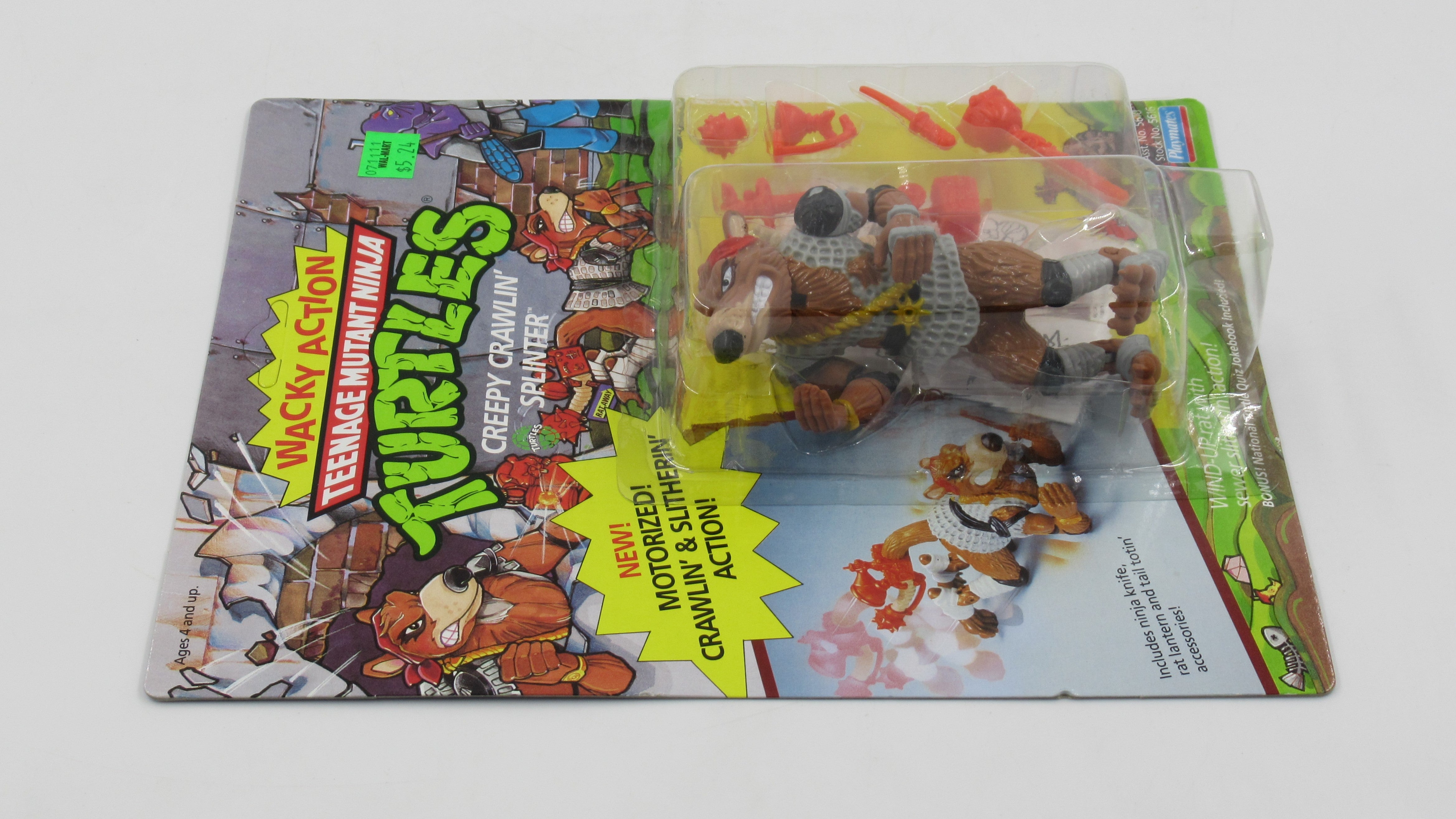 Teenage Mutant Ninja Turtles Creepy Crawlin' Splinter Wacky Action 4.5