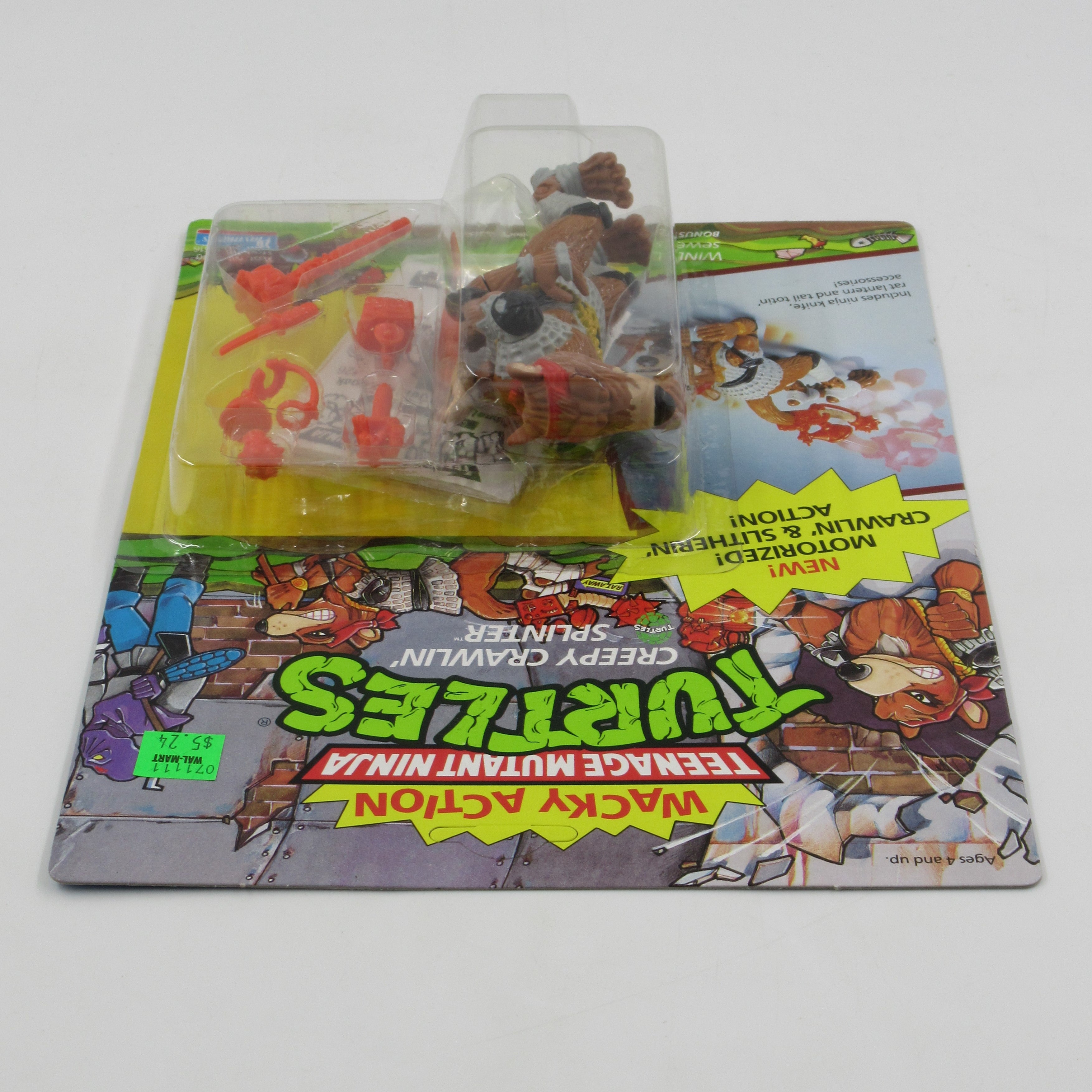 Teenage Mutant Ninja Turtles Creepy Crawlin' Splinter Wacky Action 4.5