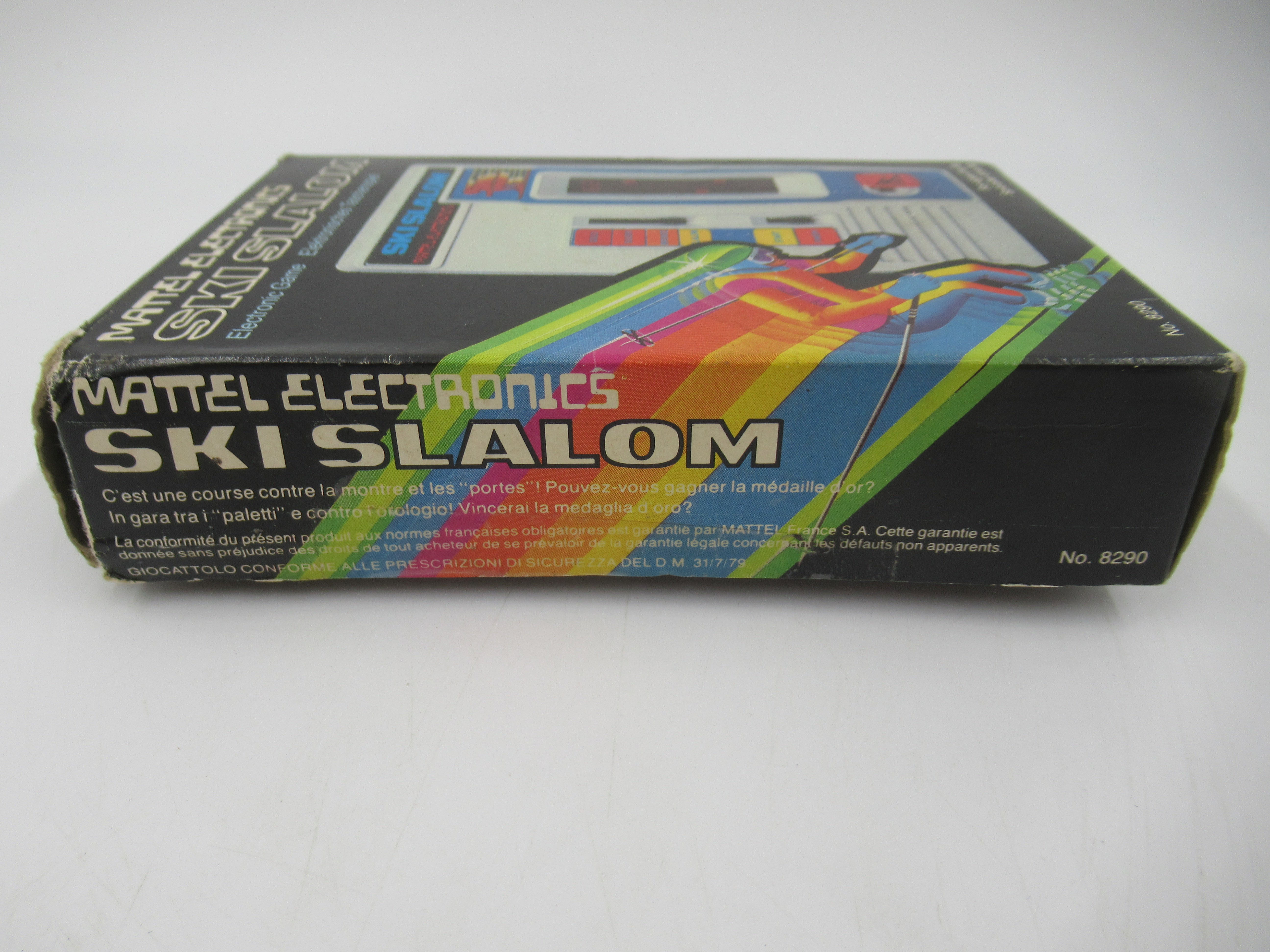 SKI SLALOM Game with Box - Mattel Electronics (1980) Vintage Toy