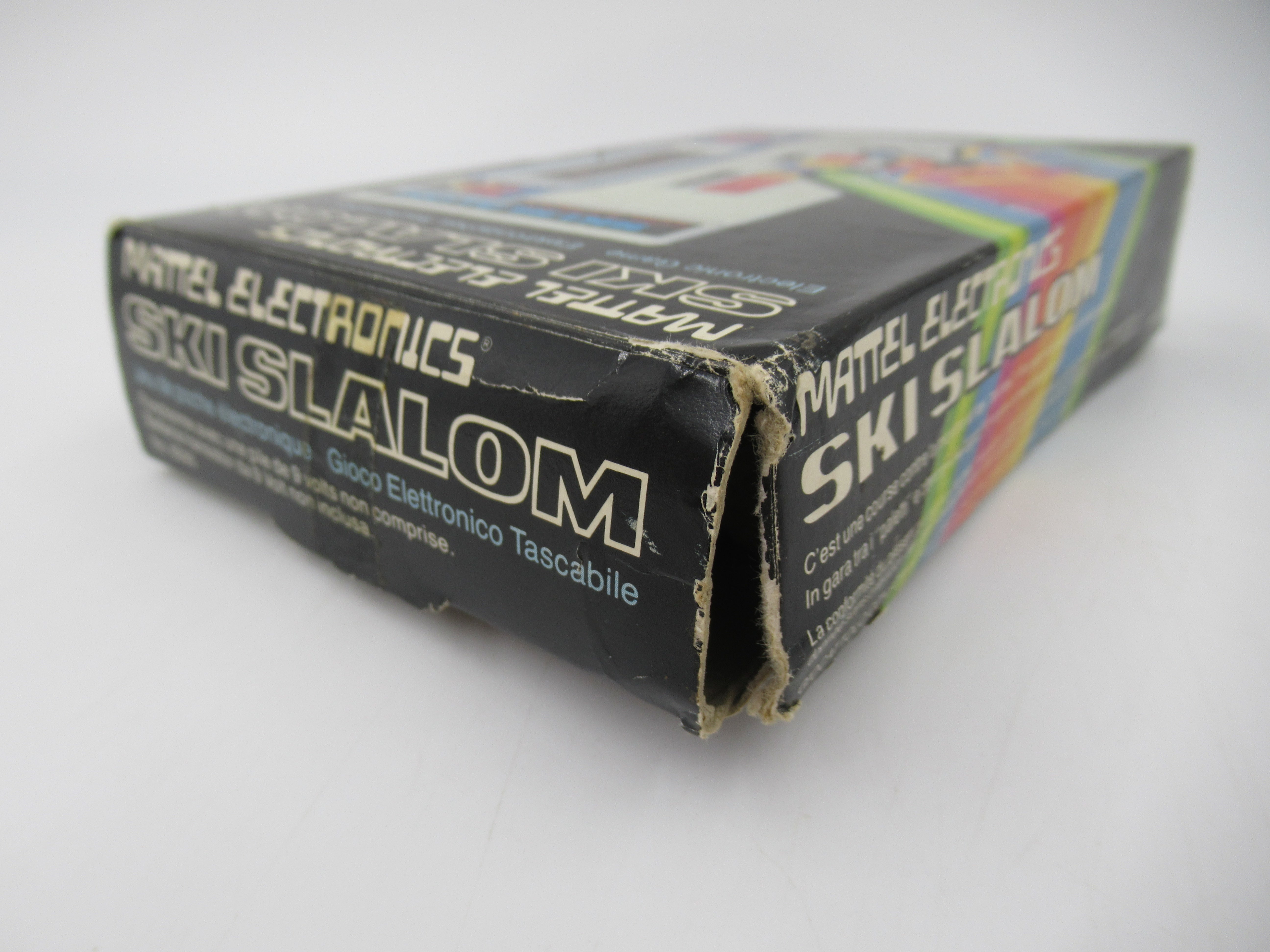 SKI SLALOM Game with Box - Mattel Electronics (1980) Vintage Toy