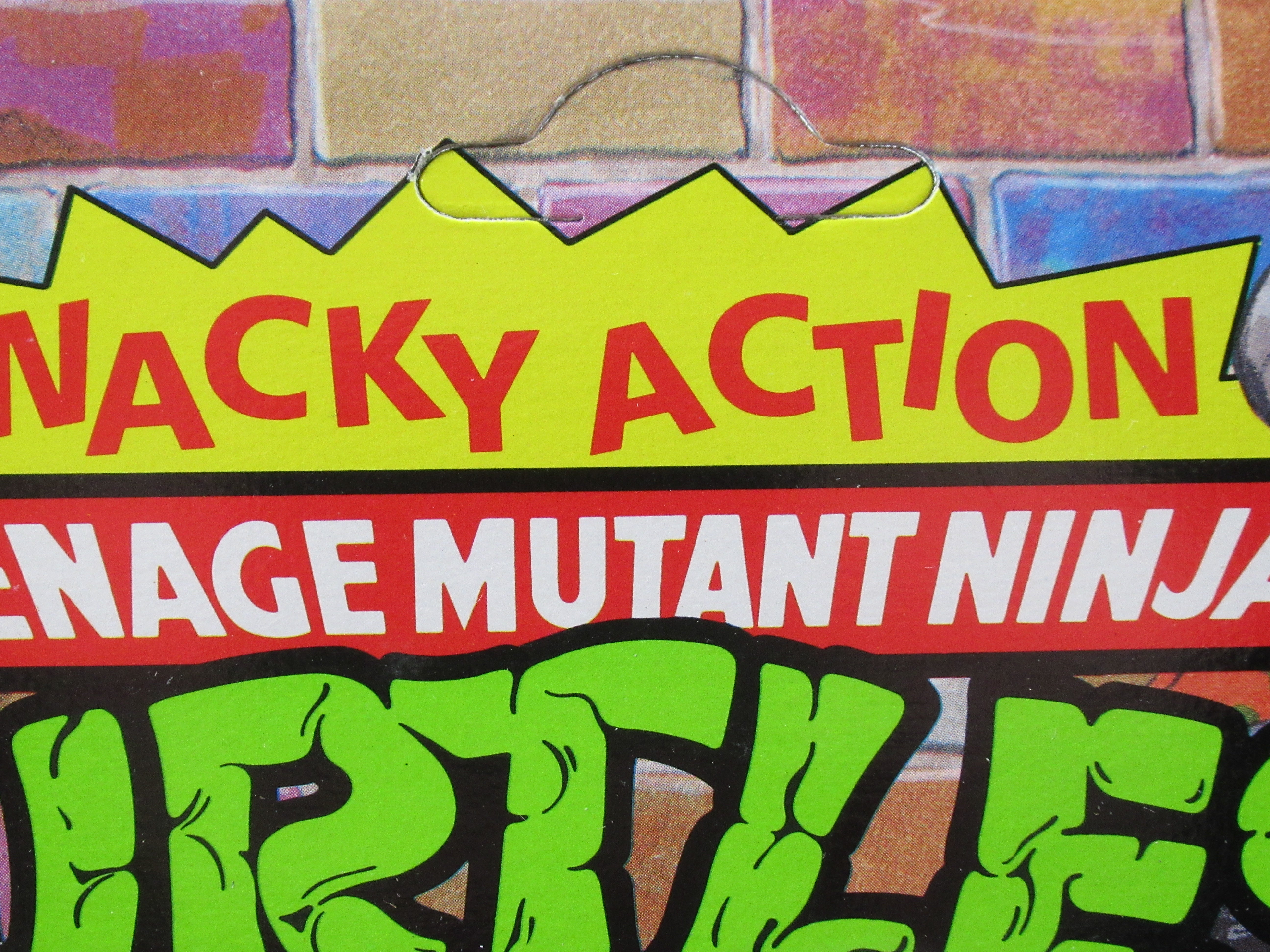 Teenage Mutant Ninja Turtles Machine Gunnin' Rocksteady Wacky Action 4.5" Figure TMNTs - Playmates (1991)