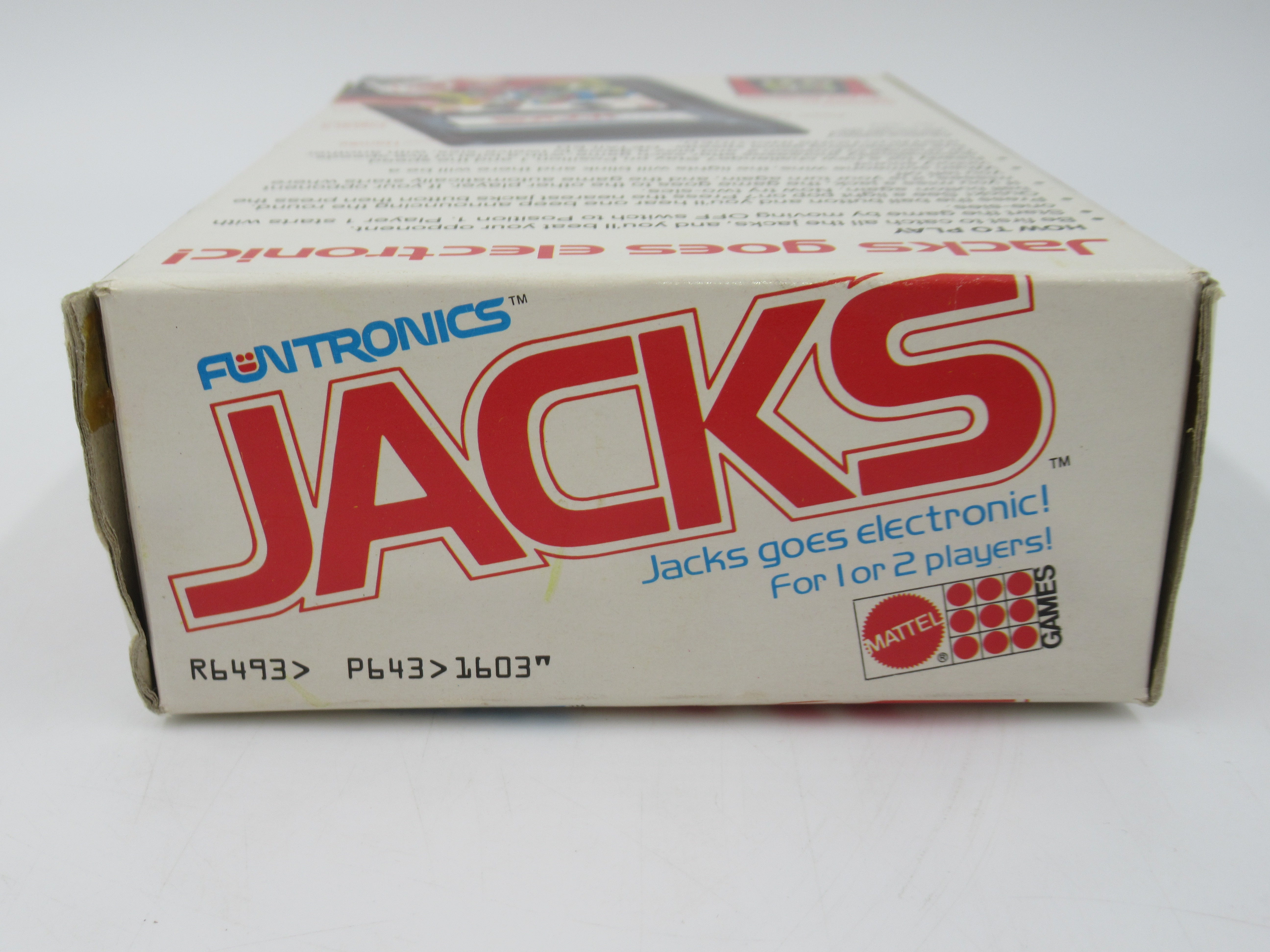FUNTRONICS Jack & Red Light Green Light Handheld Sealed Games - Mattel Electronics (1978) Vintage Toy