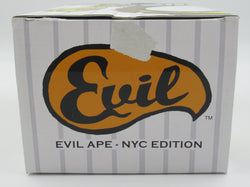 QEE COLLECTION x Evil Ape NYC MCA Baseball  8" Vinyl Bear - Toy2r (2006) Art Toy