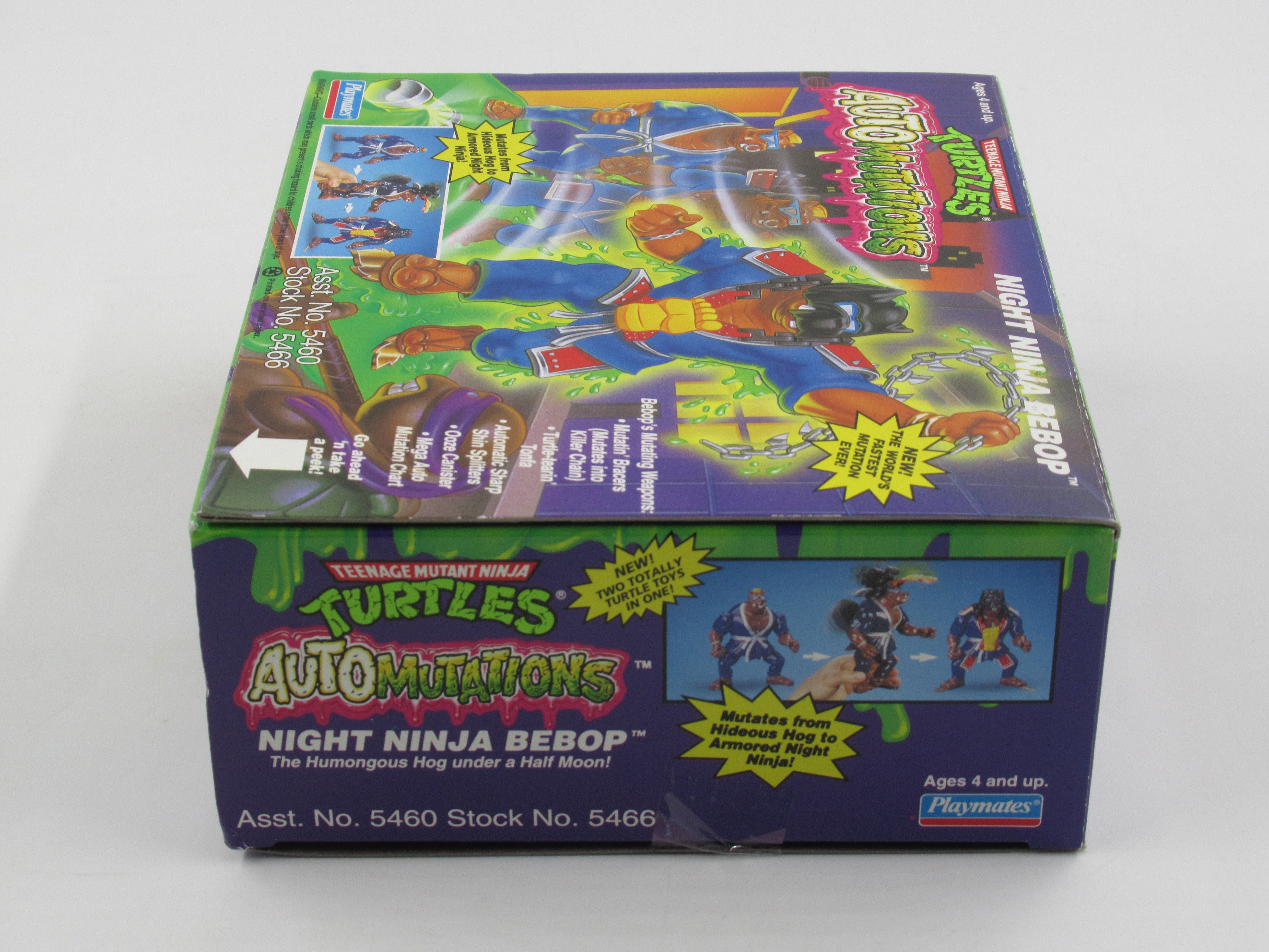 Teenage Mutant Ninja Turtles Night Ninja Bebop Automutations 4.5" Figure TMNTs - Playmates (1993)