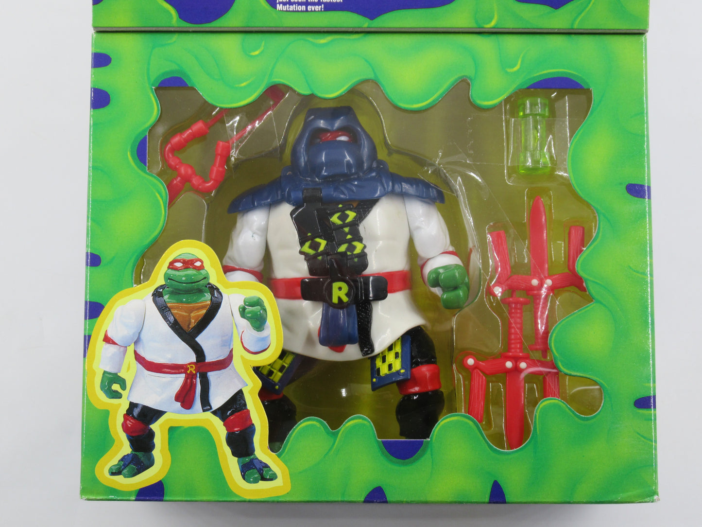 TMNT Night Ninja Raph Automutations 4.5" Figure Teenage Mutant Ninja Turtles - Playmates (1993)