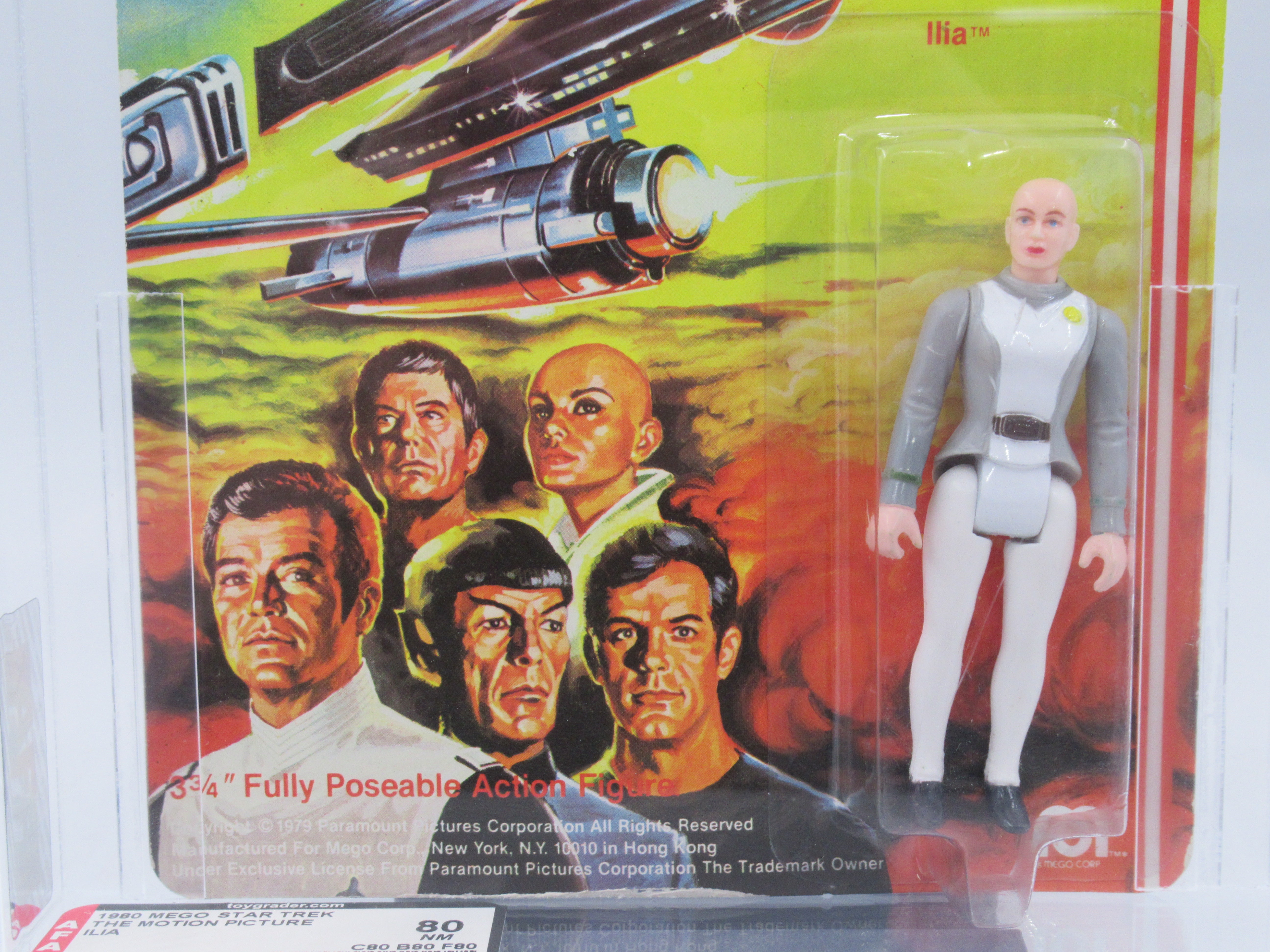 STAR TREK Ilia Graded Action Figure (AFA 80 NM) - Mego Corp. (1980) Vintage Toy