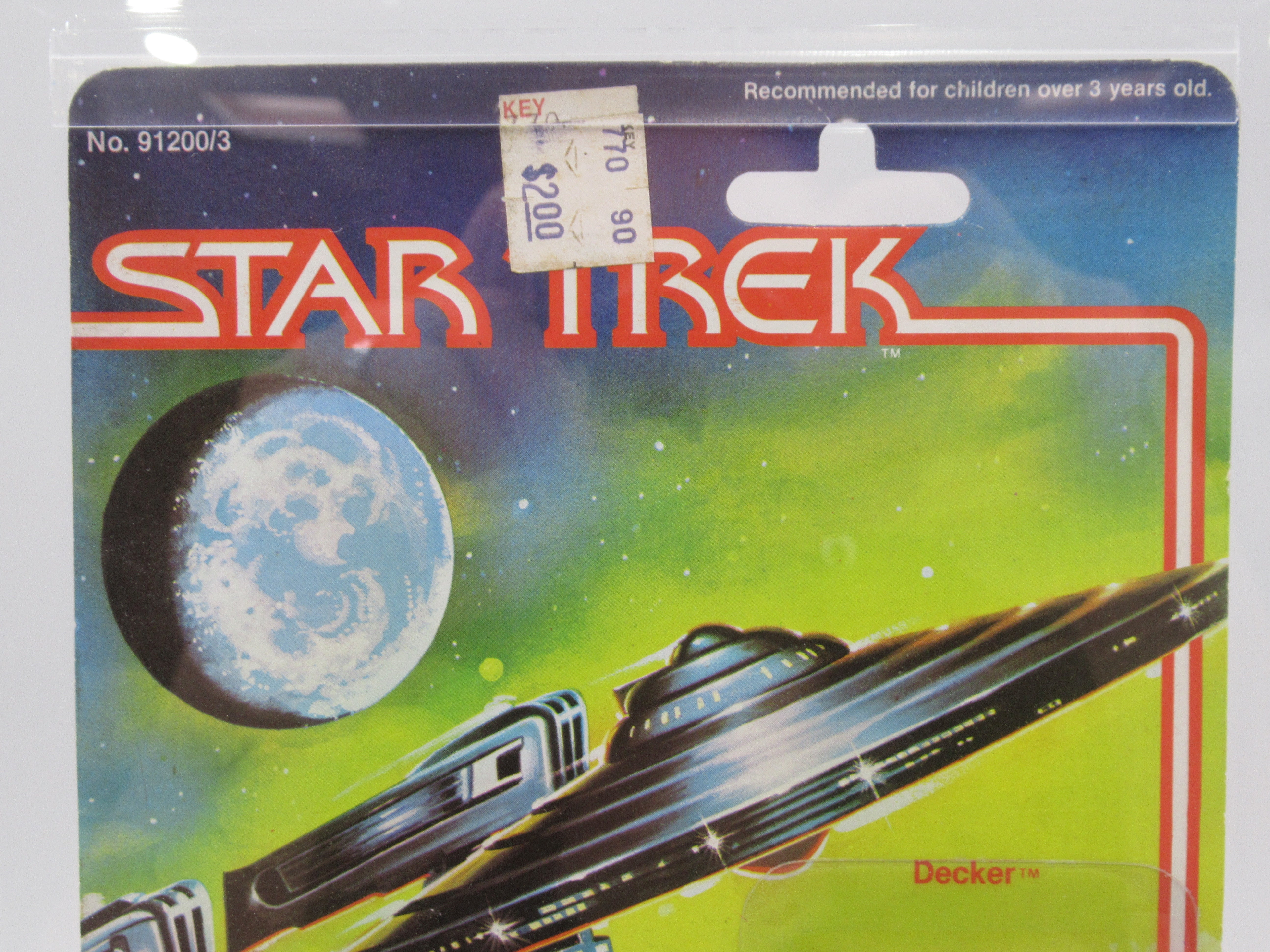 STAR TREK Decker Graded Action Figure (AFA 80 NM) - Mego (1980) Vintage Toy