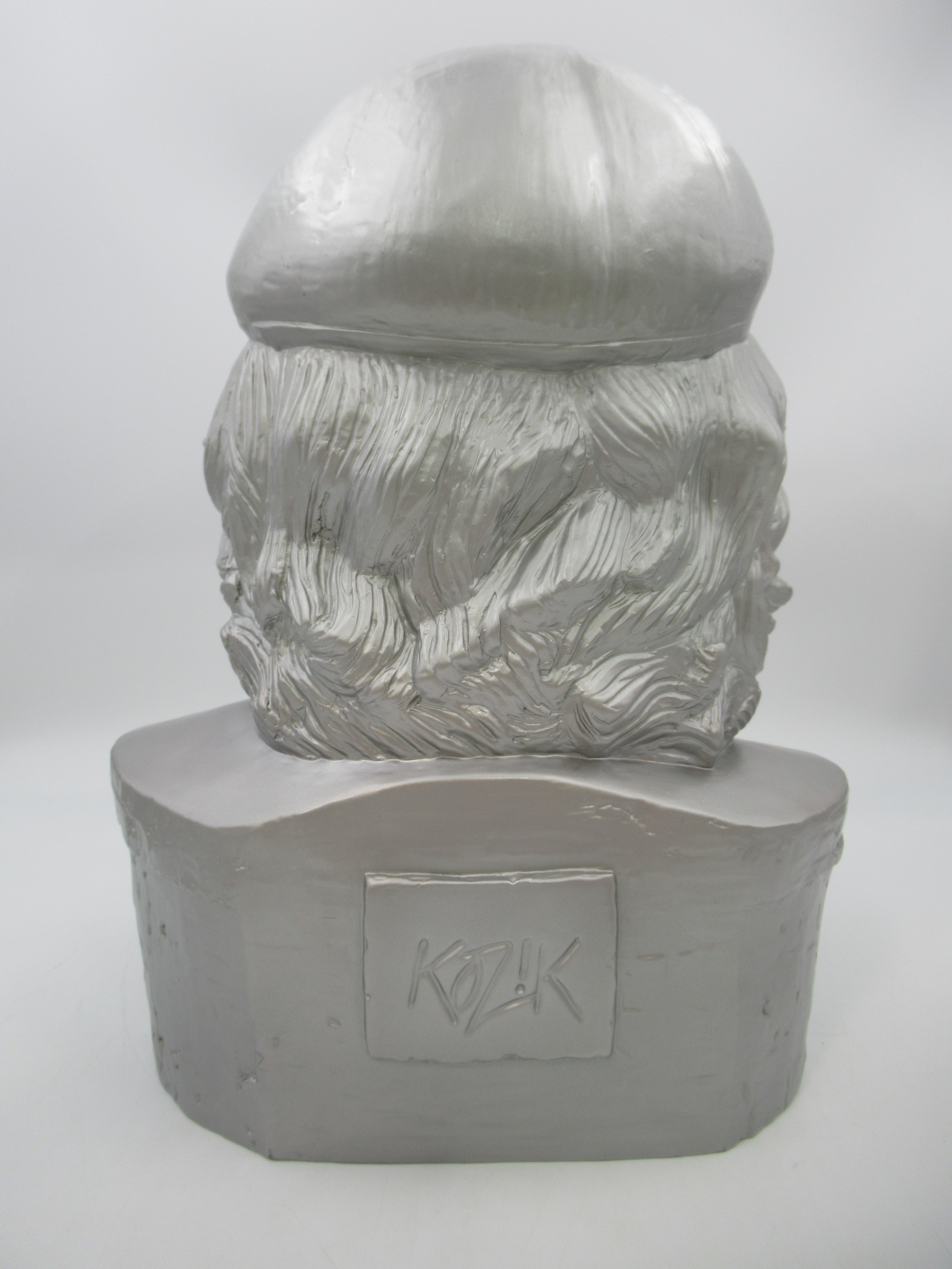 FRANK KOZIK Dead Che Guevara Silver Vinyl Bust - Ultraviolence (2010) LE 50 Art Toy with Box