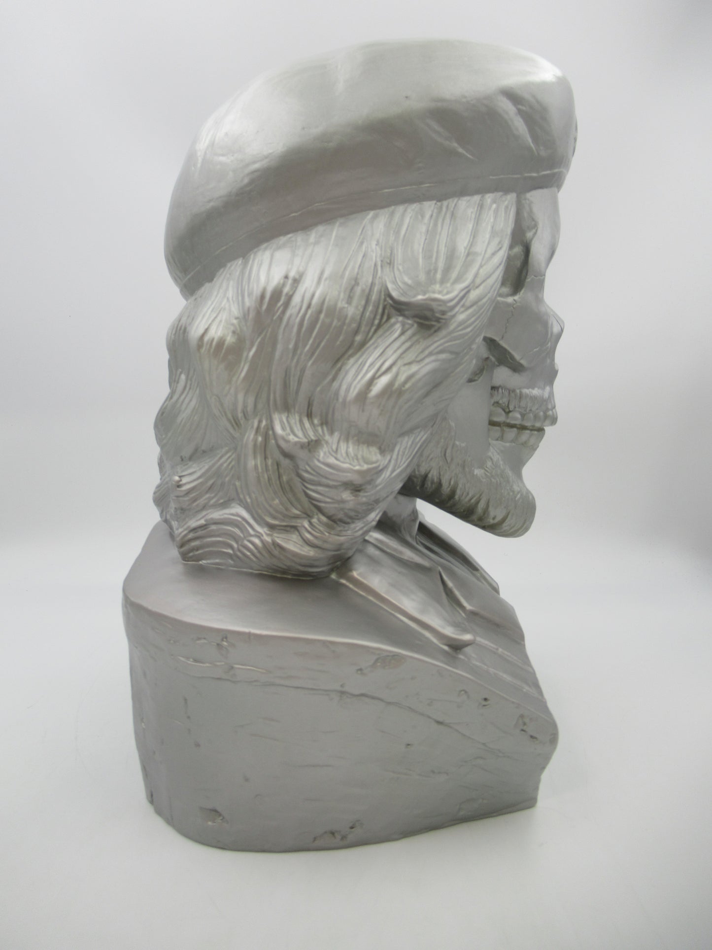 FRANK KOZIK Dead Che Guevara Silver Vinyl Bust - Ultraviolence (2010) LE 50 Art Toy with Box