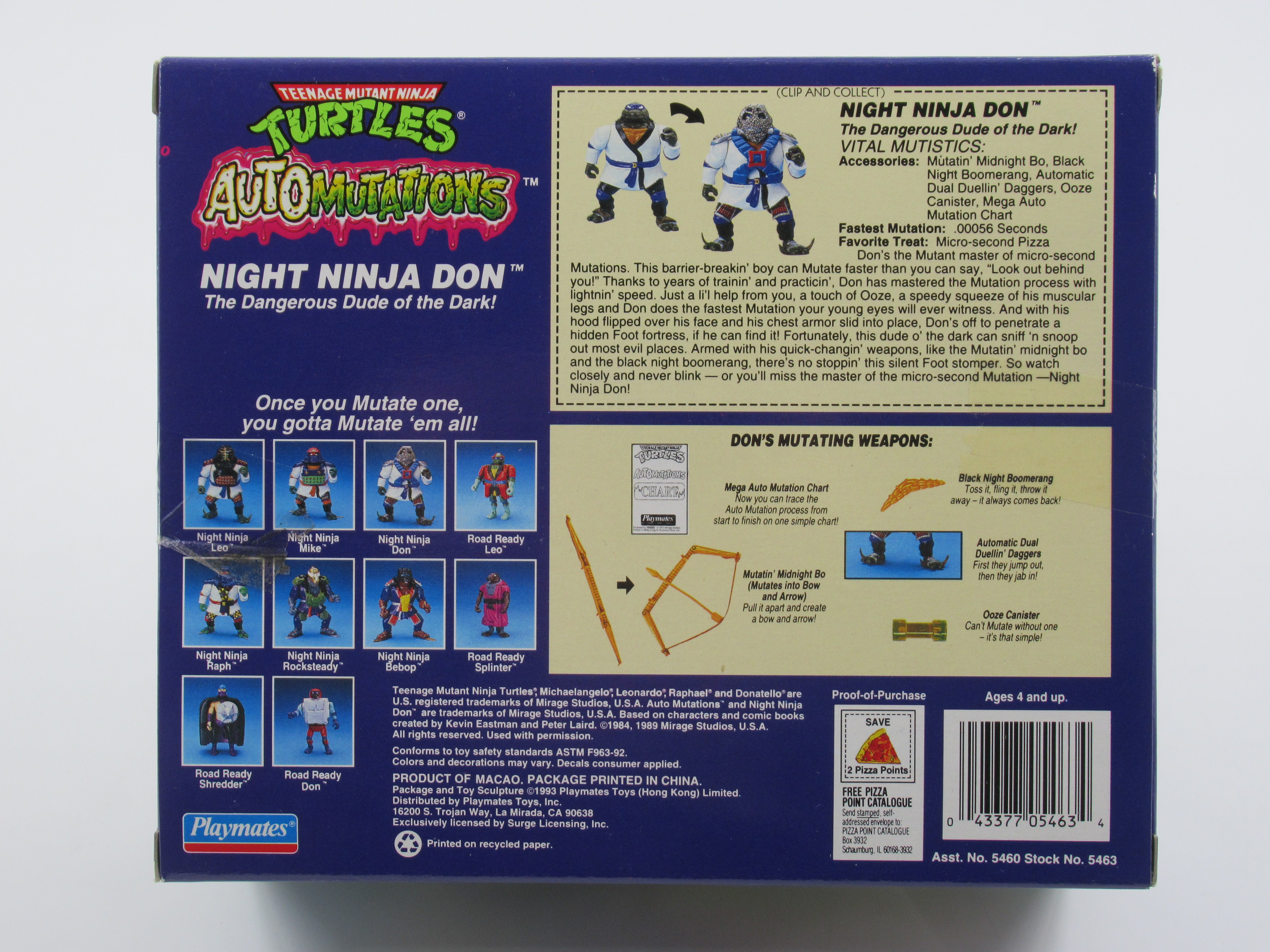 Teenage Mutant Ninja Turtles Night Ninja Don Automutations 4.5