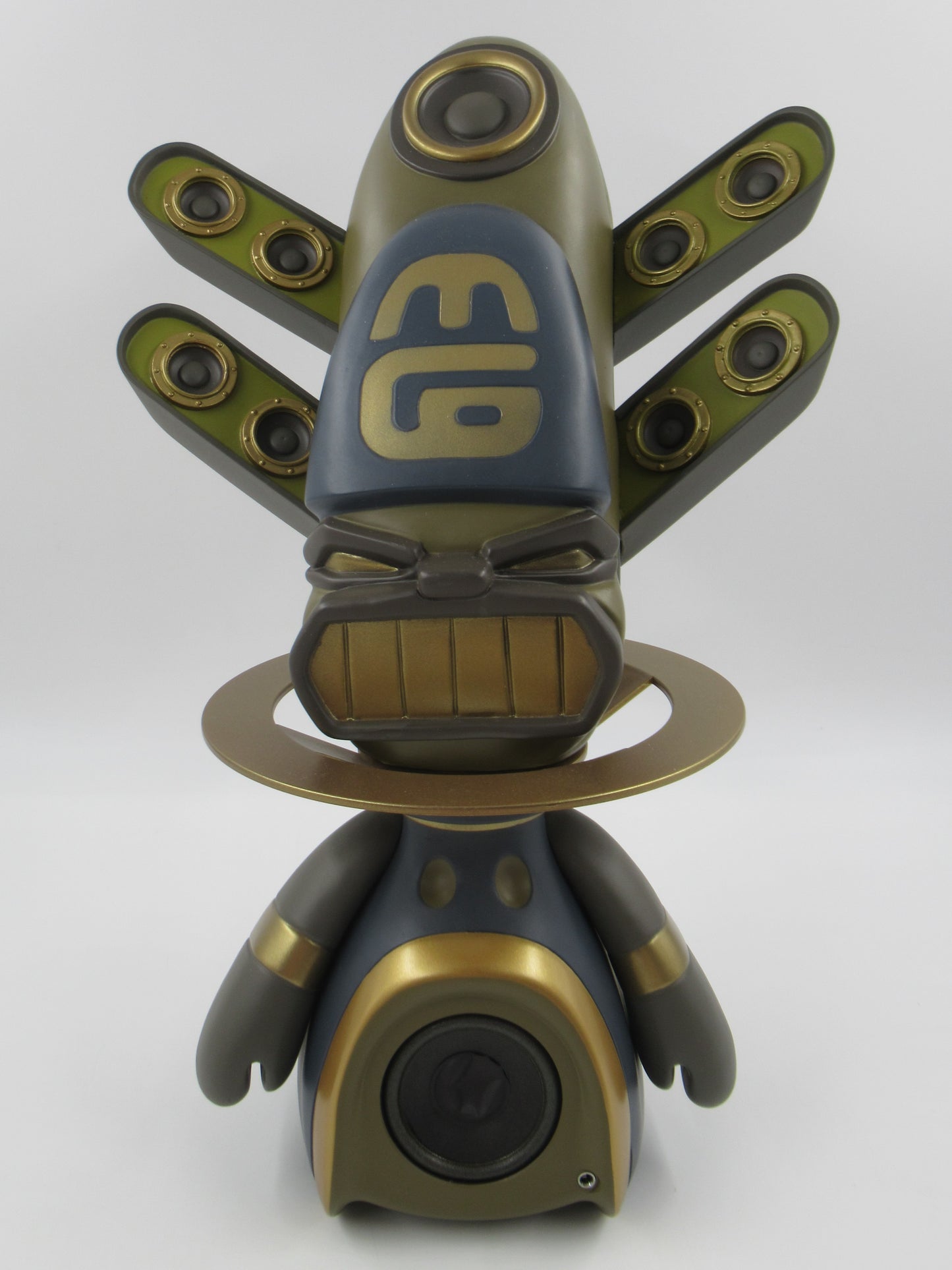 MINI-GODS MG1 Brazil Gold Grillz Speaker - Marka27 x ThreeZero (2007) Vinyl Art Toy