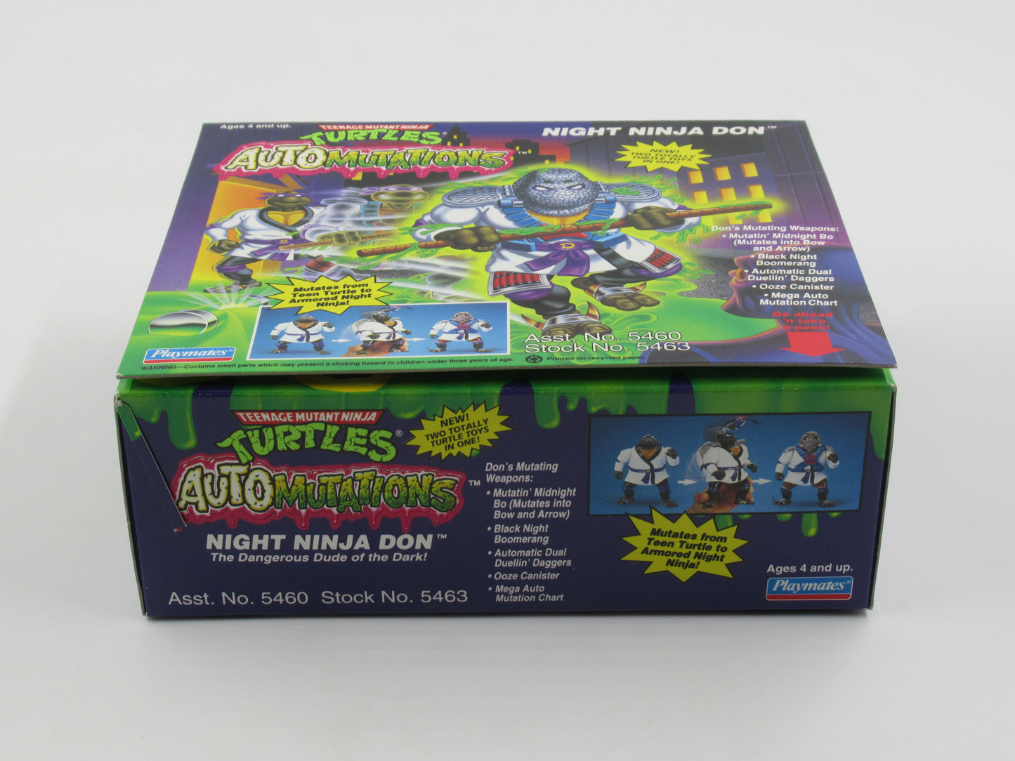 TMNT Night Ninja Don Automutations 4.5" Figure Teenage Mutant Ninja Turtles - Playmates (1993)