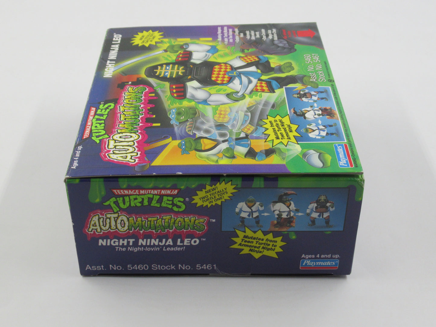 TMNT Night Ninja Leo Automutations 4.5" Figure Teenage Mutant Ninja Turtles - Playmates (1993)