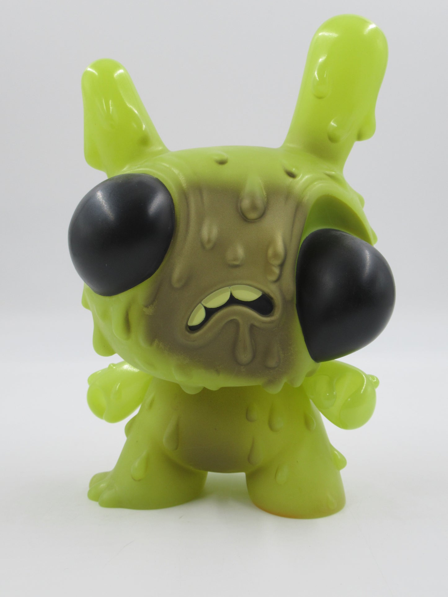 DUNNY Meltdown Green GID 8" Vinyl Figure - Chris Ryniak x Kidrobot (2013) Designer Art Toy