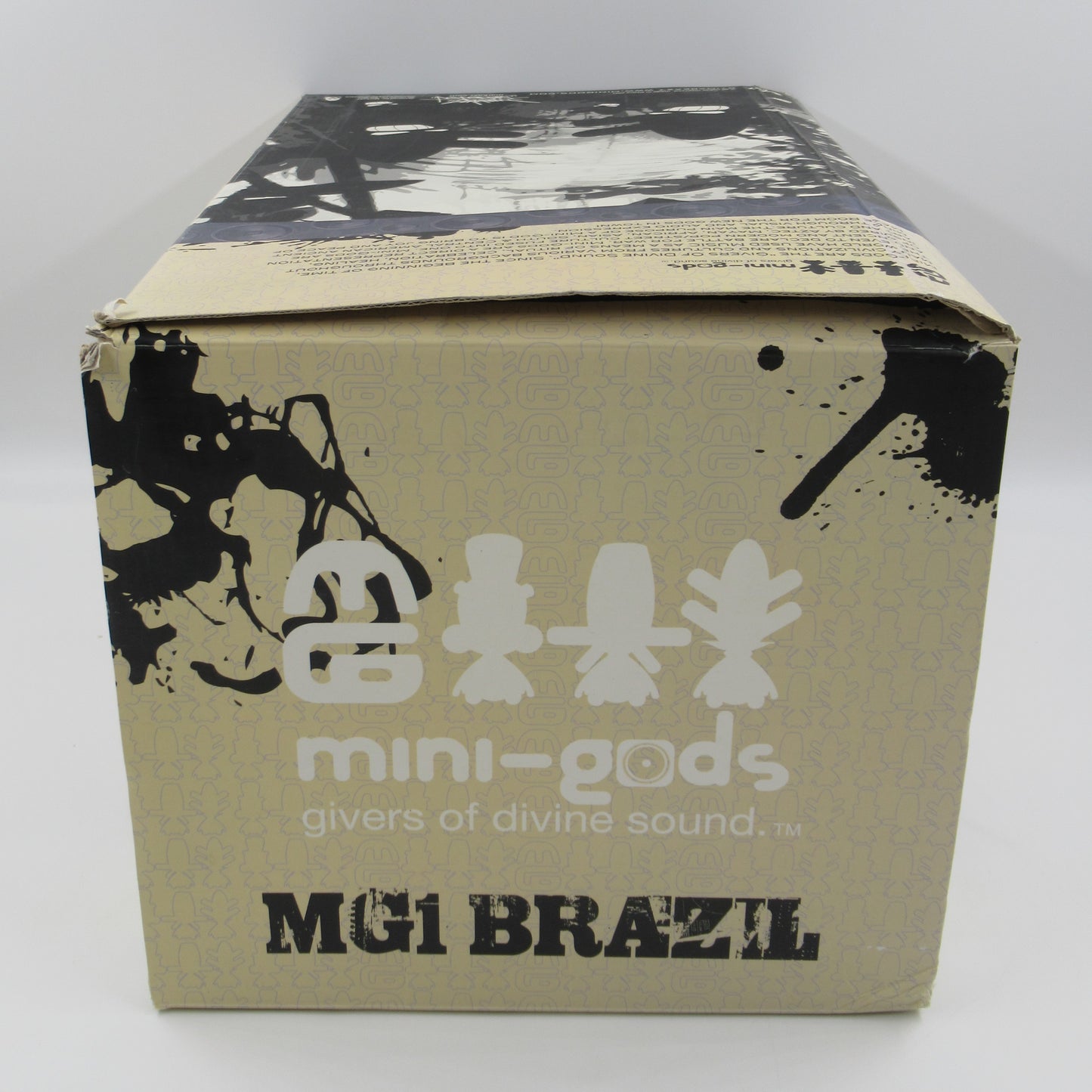 MINI-GODS MG1 Brazil Gold Grillz Speaker - Marka27 x ThreeZero (2007) Vinyl Art Toy