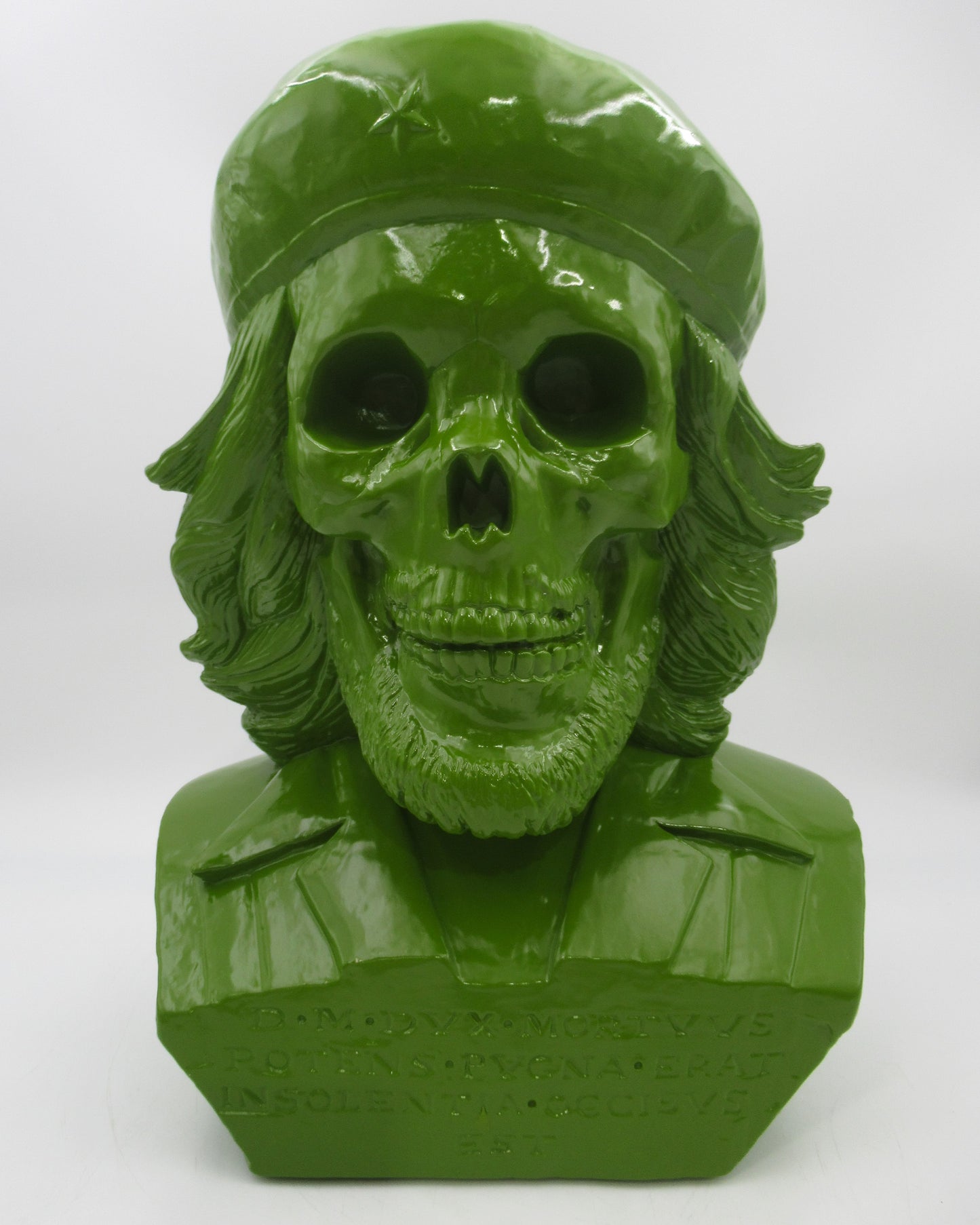 FRANK KOZIK Dead Che Guevara Green Vinyl Bust - Ultraviolence (2010) LE 50 Art Toy with Box