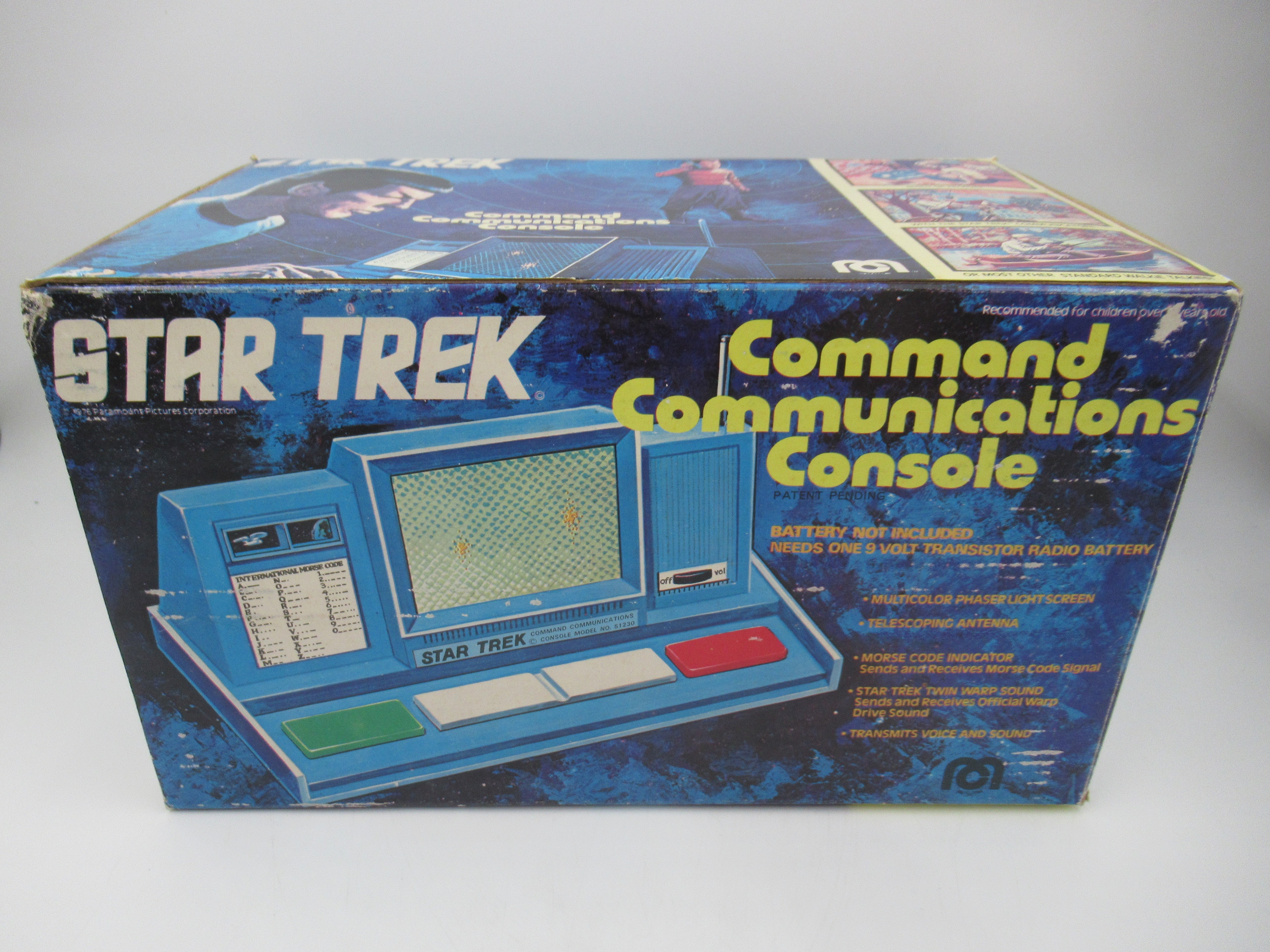 STAR TREK Command Communications Console with Box - Mego (1976) Vintage Toy