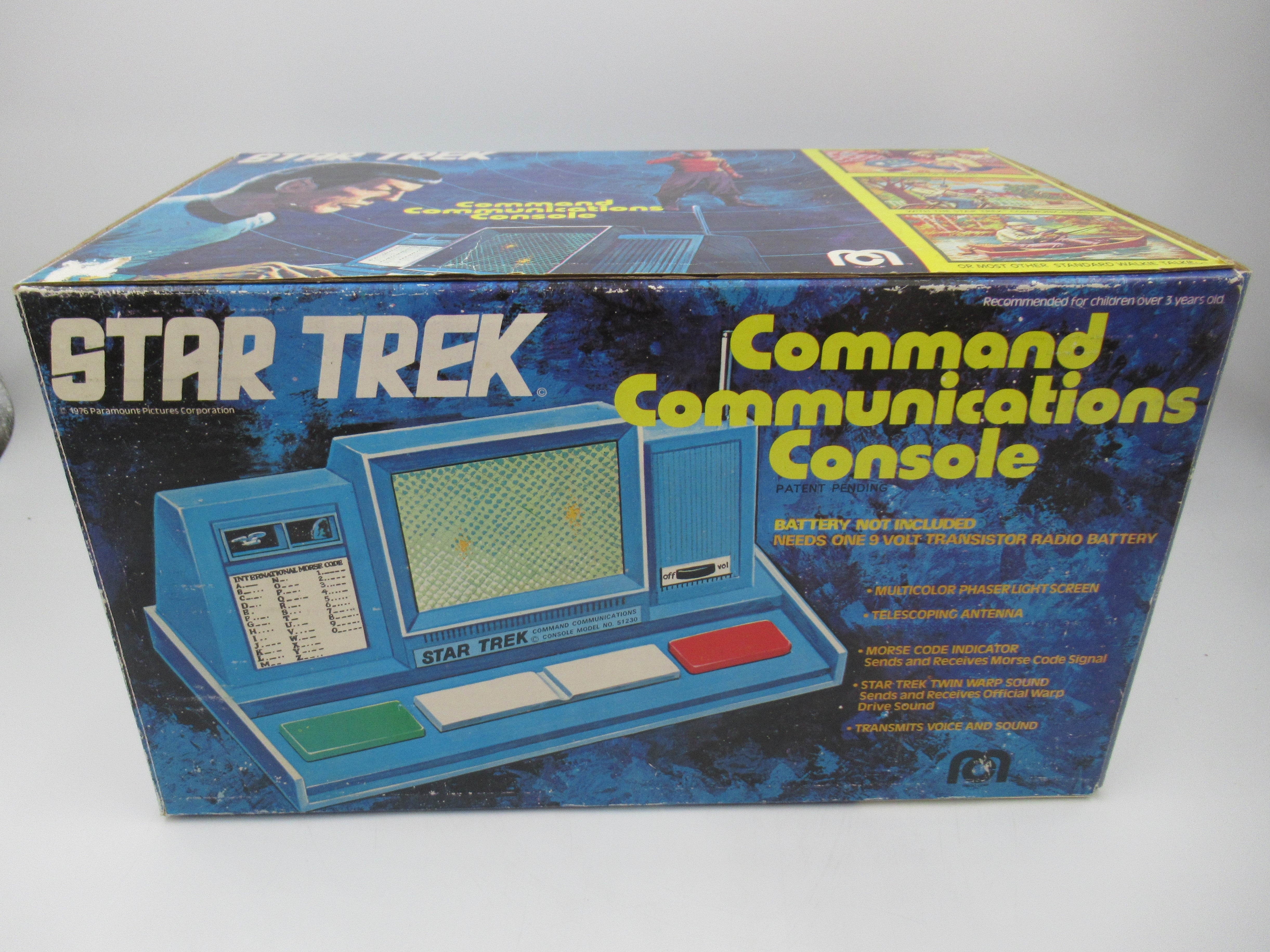 STAR TREK Command Communications Console with Box - Mego (1976) Vintage Toy