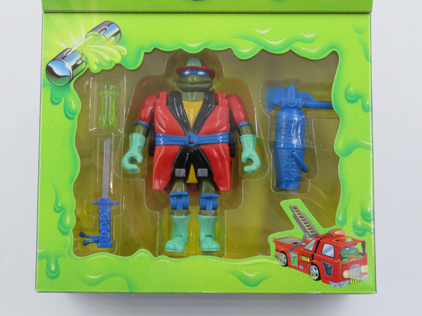 TMNT Leo + Don Road Ready Mutations 4.5" Figures Teenage Mutant Ninja Turtles - Playmates (1993)