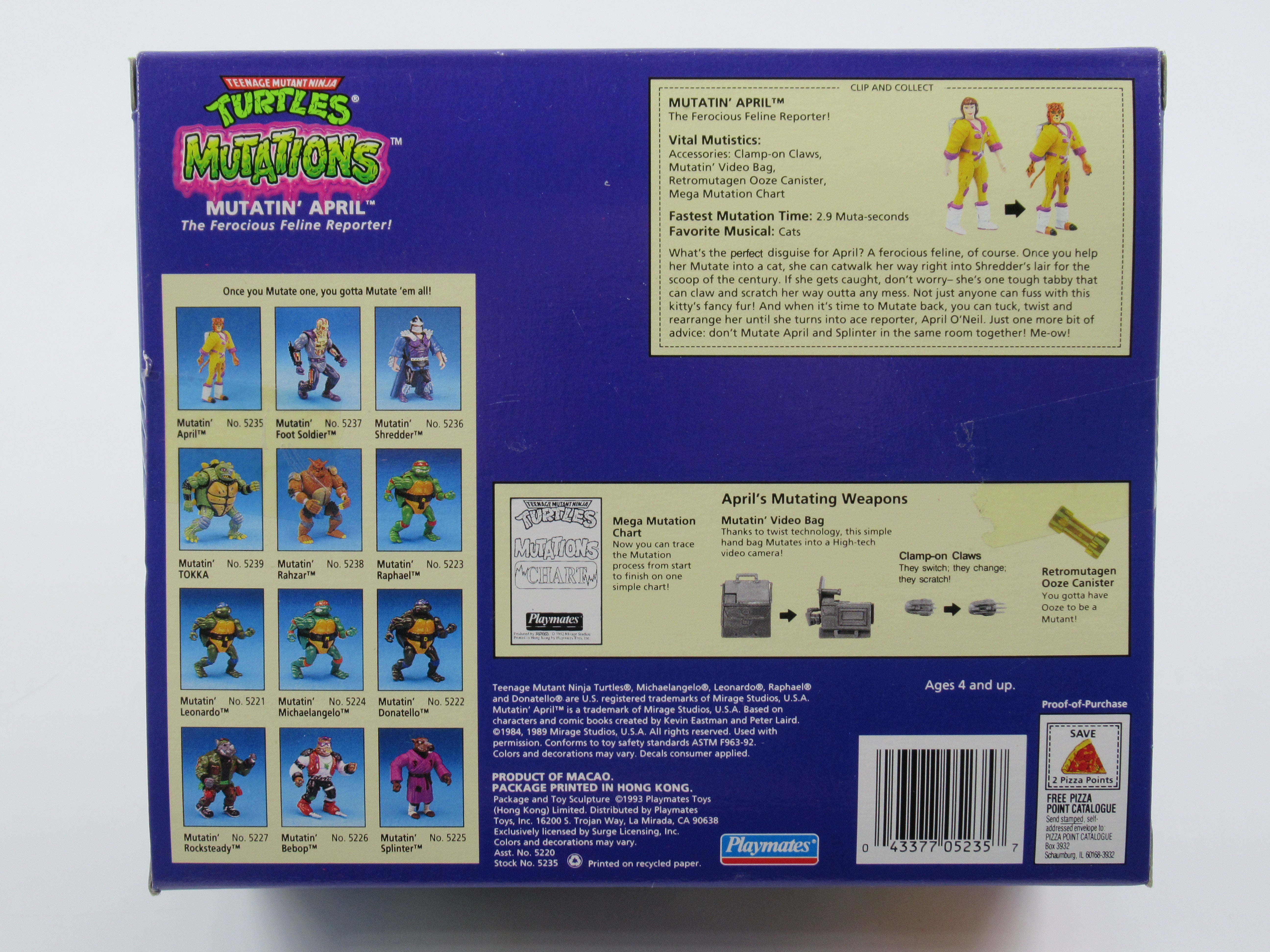 Teenage Mutant Ninja Turtles Shredder/Foot Soldier/April Mutations 4.5