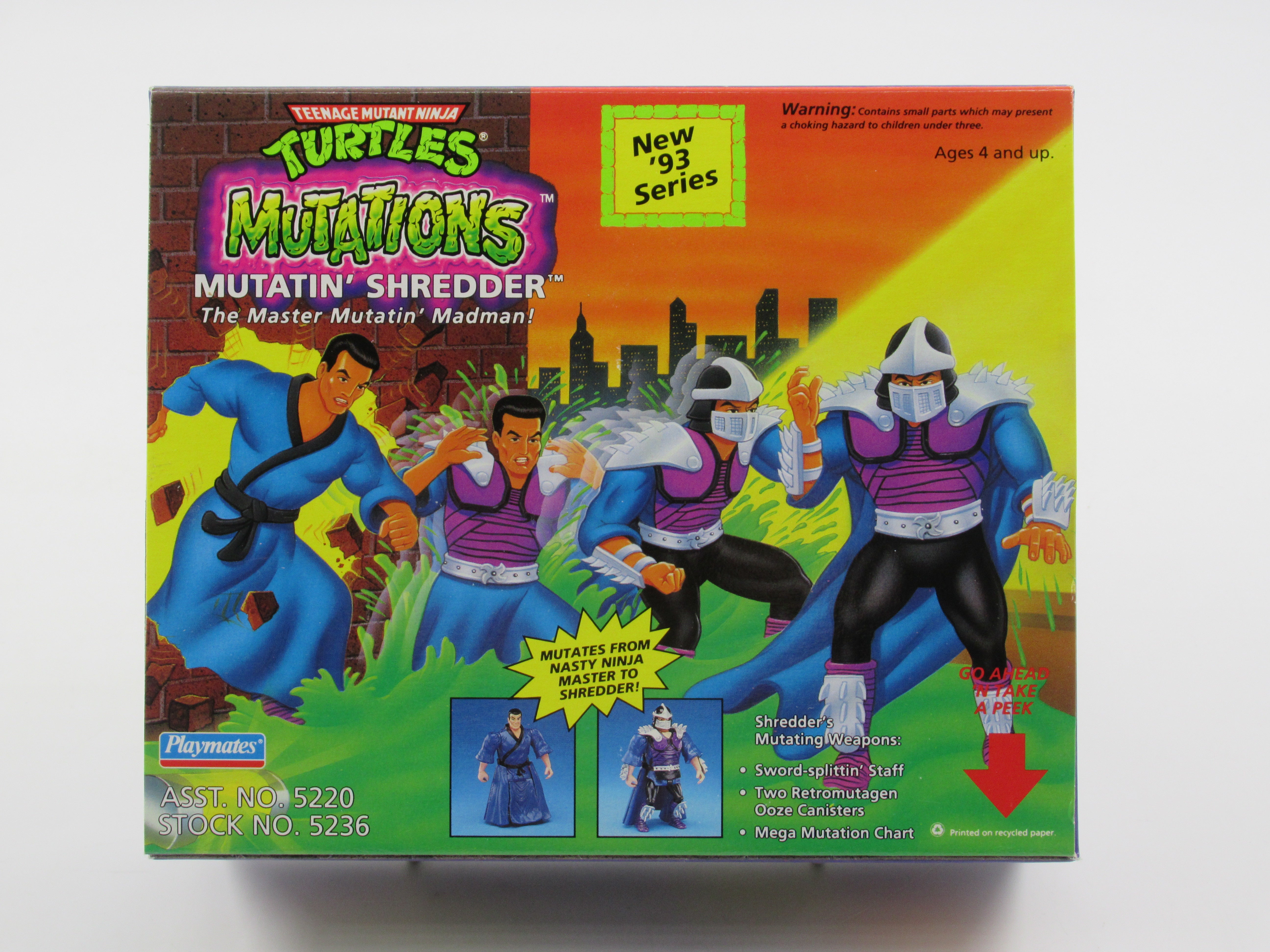 Teenage Mutant Ninja Turtles Shredder/Foot Soldier/April Mutations 4.5