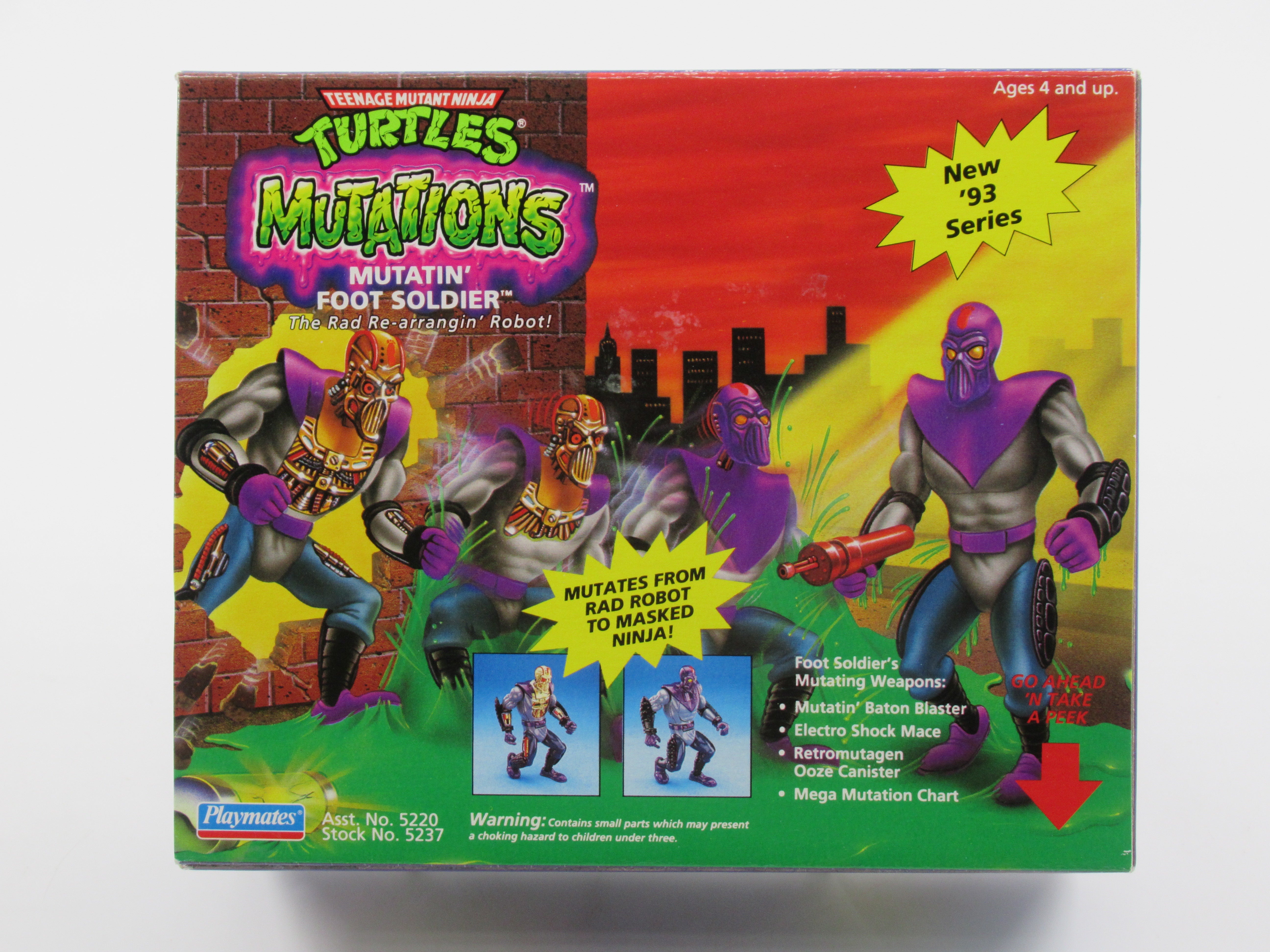 Teenage Mutant Ninja Turtles Shredder/Foot Soldier/April Mutations 4.5