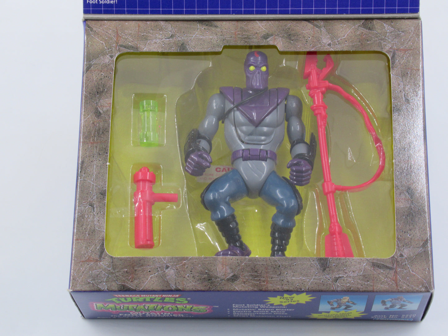 TMNT Shredder/Foot Soldier/April Mutations 4.5" Figures Teenage Mutant Ninja Turtles - Playmates (1993)