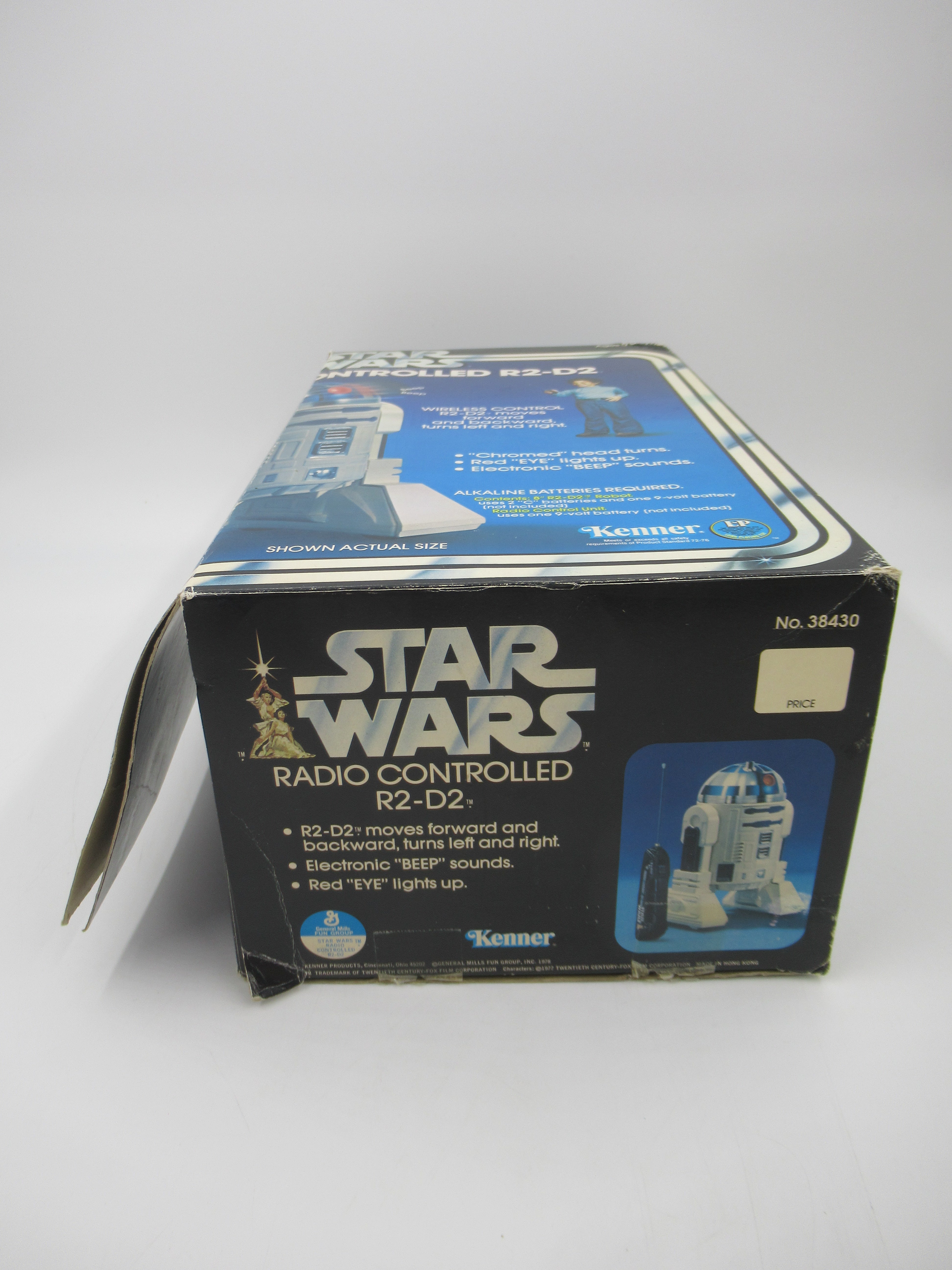 STAR WARS Radio Control R2-D2 with Box - Kenner (1977) Vintage Toy