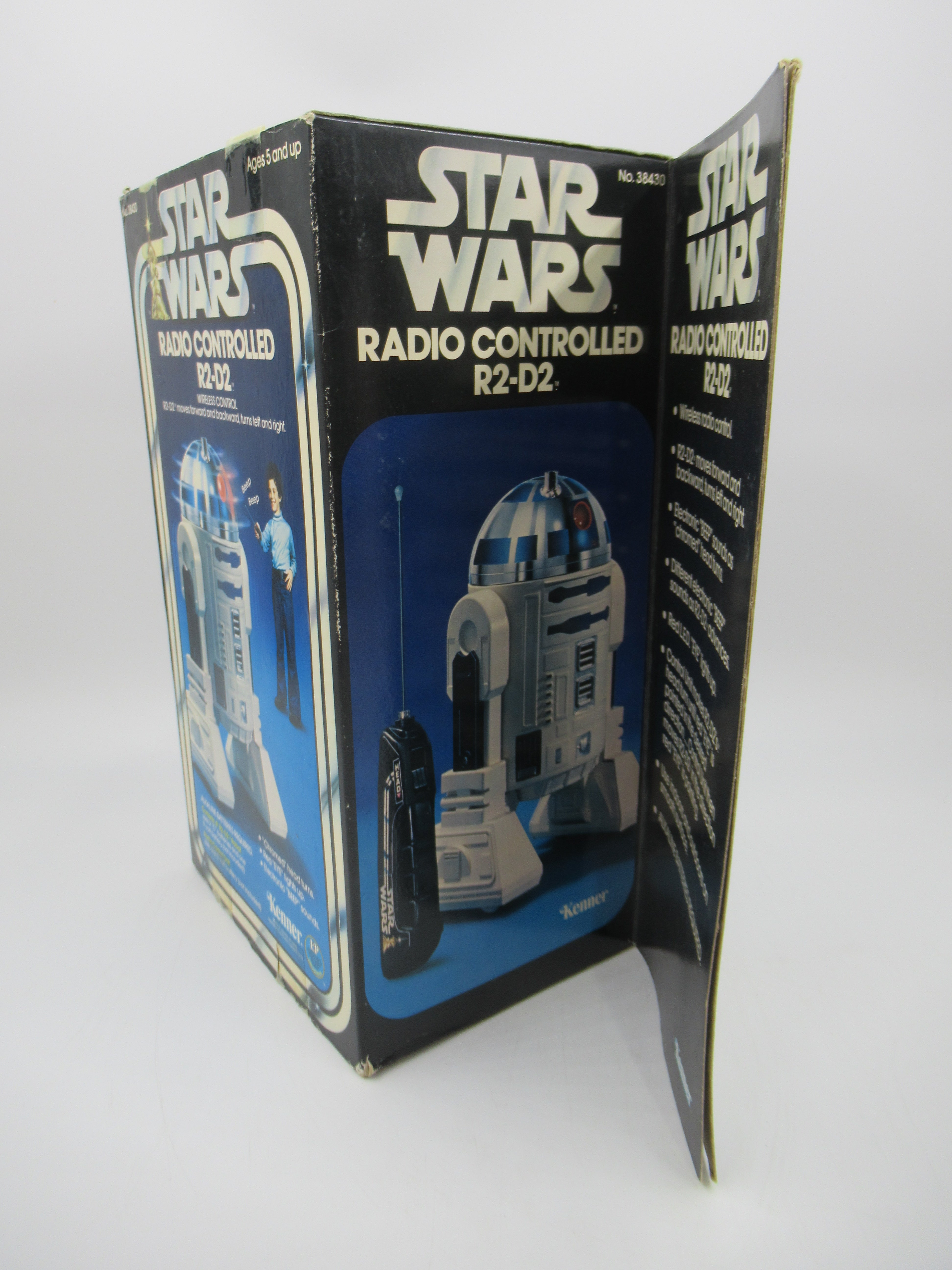 STAR WARS Radio Control R2-D2 with Box - Kenner (1977) Vintage Toy